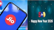 Reliance Jio 'Happy New Year 2026' : యూజర్లకు న్యూ ఇయర్ గిఫ్ట్.. జెమినీ ప్రో AIతో కొత్త ప్రీపెయిడ్ ప్లాన్స్