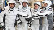 ISS mission: ఎనిమిది నెలల తర్వాత భూమిపైకి తిరిగి వచ్చిన నలుగురు వ్యోమగాములు..