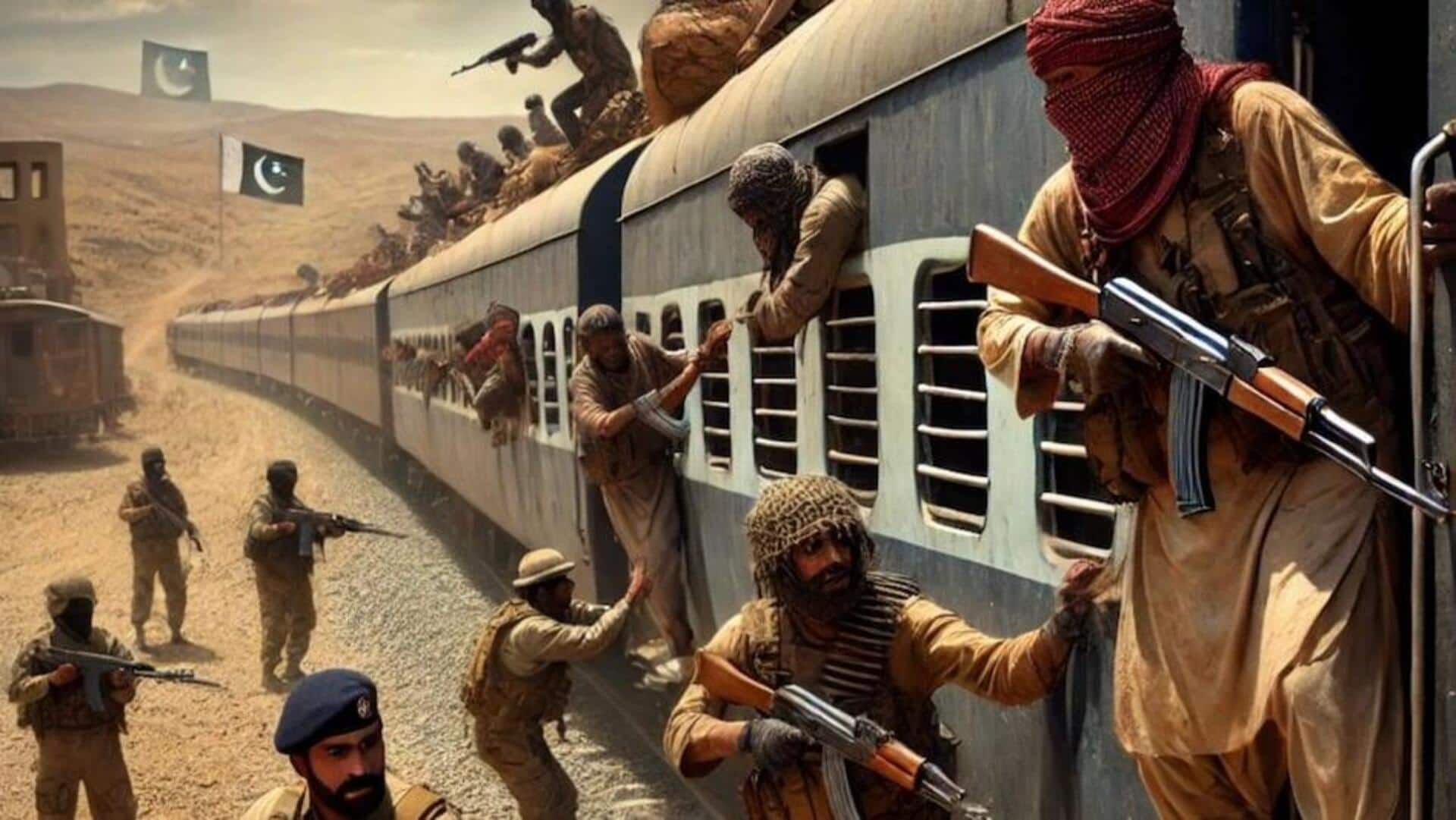 Baloch Militants Hijack Train: పాకిస్తాన్‌లో రైలును హైజాక్.. 120 మందికి పైగా  బందీలు.. 6 మంది సైనికులు మృతి