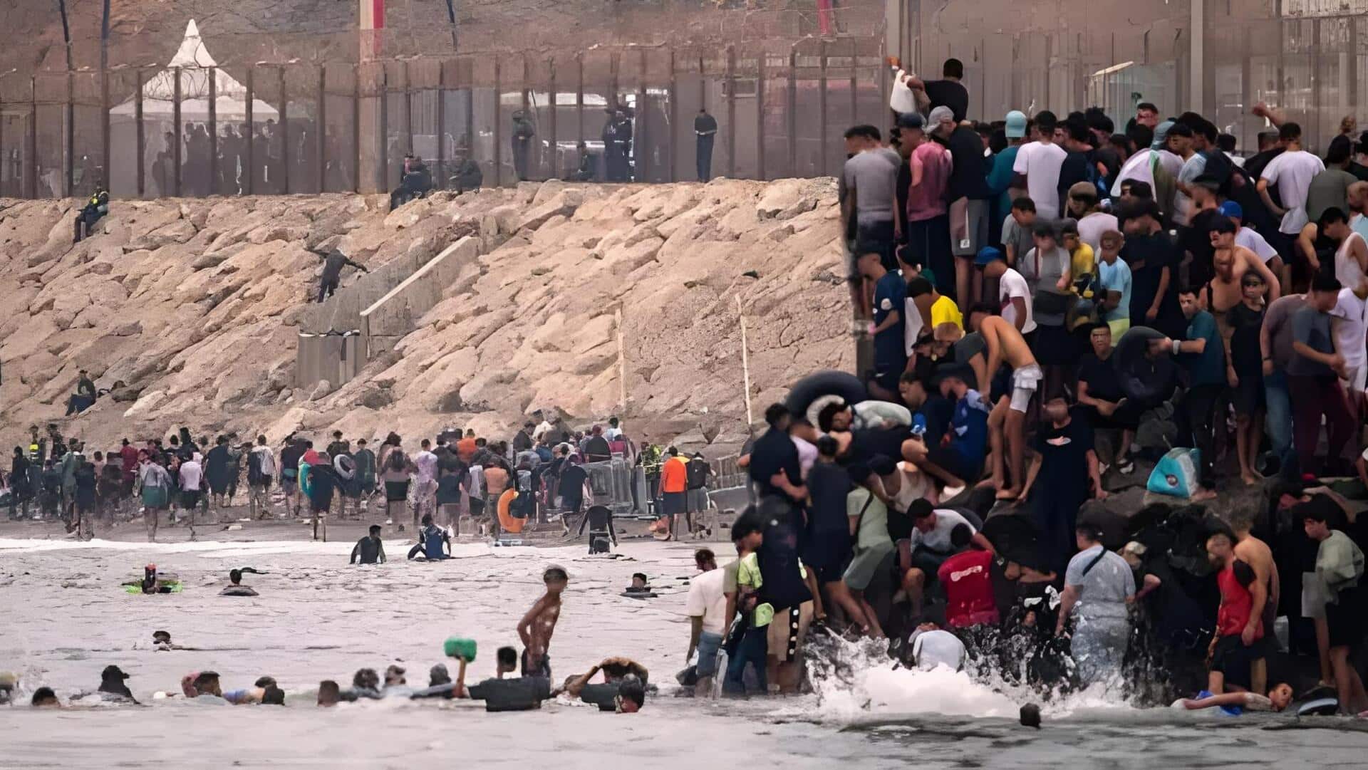 Ceuta Crisis: 24 గంటల్లో 60 వేల మంది చొరబాటు.. సెయూటాలో అత్యవసర పరిస్థితి!
