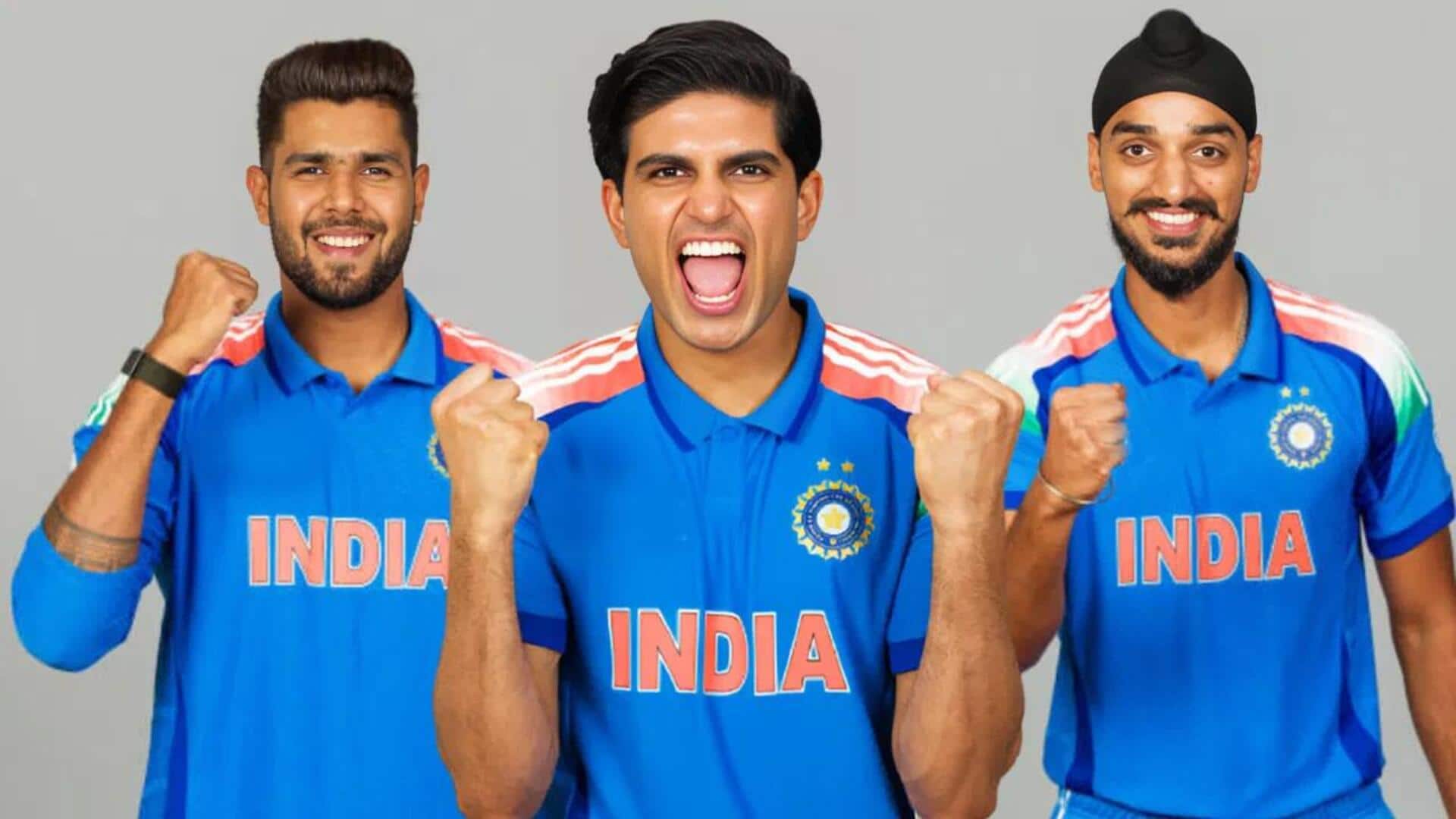 Team India: స్పాన్సర్ లేకుండా ఆసియా కప్లో బరిలోకి టీమిండియా.. జెర్సీపై ఏముందంటే? Team India: స్పాన్సర్ లేకుండా ఆసియా కప్లో బరిలోకి టీమిండియా.. జెర్సీపై ఏముందంటే?