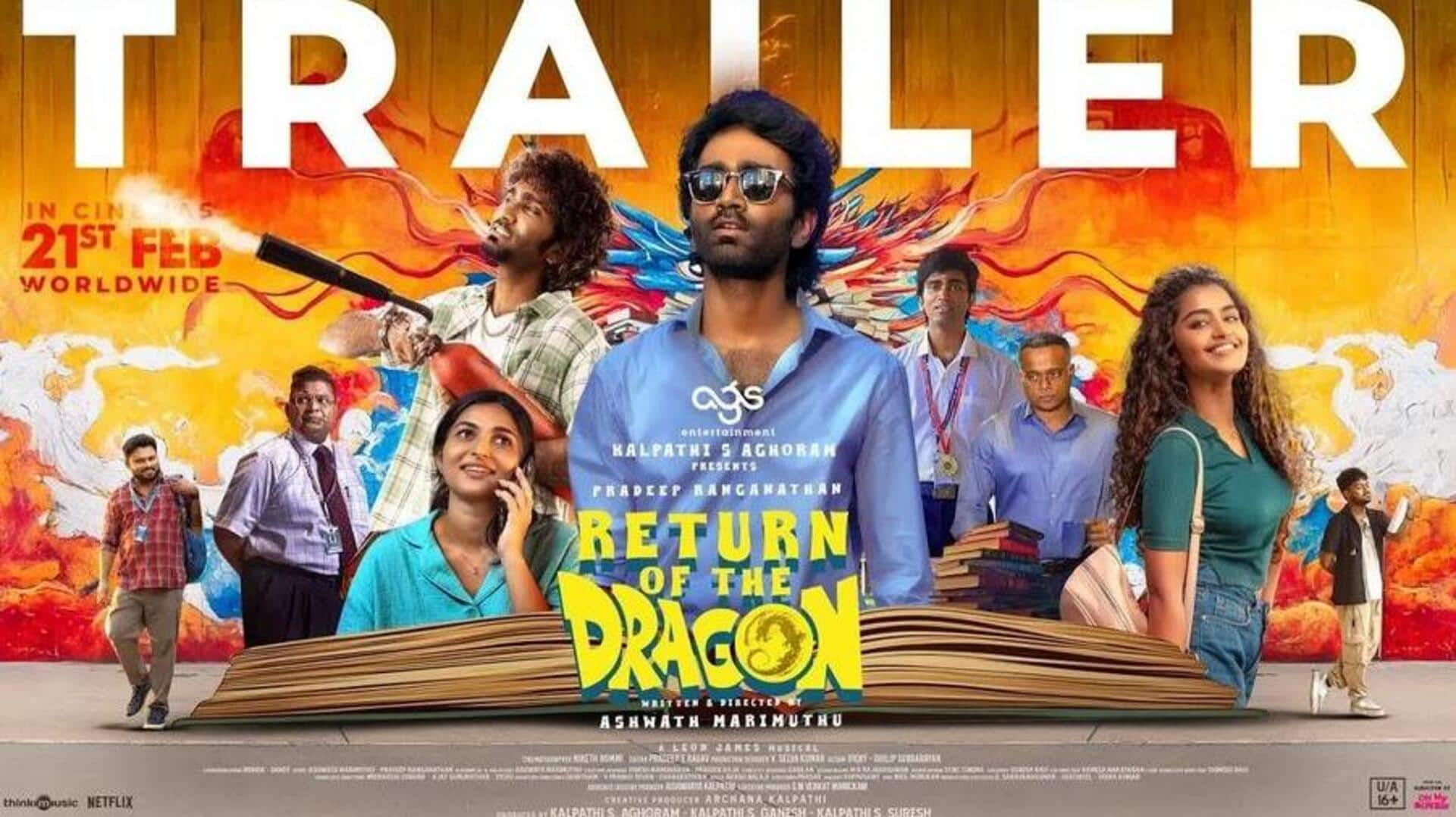 Dragon Telugu Trailer: 'రిటర్న్ ఆఫ్ ది డ్రాగన్' ట్రైలర్ విడుదల.. ఫిబ్రవరి 21న గ్రాండ్ రిలీజ్!