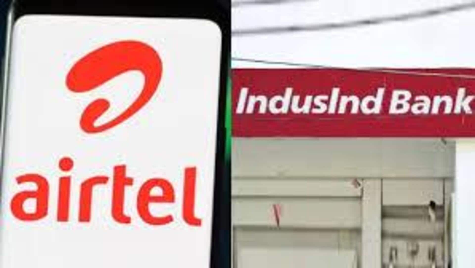 IndusInd Bank- Airtel: నష్టాల్లో ట్రేడవుతున్న ఎయిర్టెల్, ఇండస్ఇండ్ బ్యాంక్ షేర్లు ఎందుకంటే..? IndusInd Bank- Airtel: నష్టాల్లో ట్రేడవుతున్న ఎయిర్టెల్, ఇండస్ఇండ్ బ్యాంక్ షేర్లు ఎందుకంటే..?