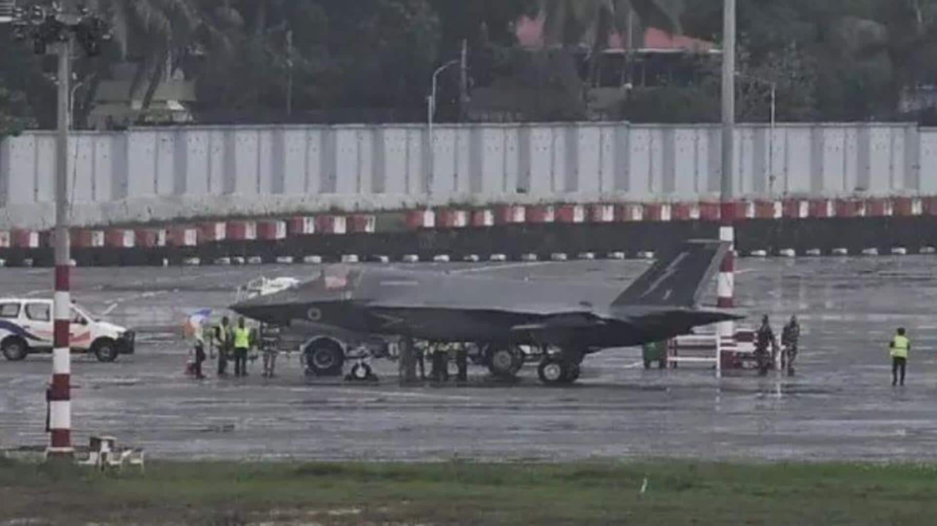 British F 35 Fighter Jet: ఎఫ్-35 యుద్ధ విమానం కేరళలో ఎమర్జెన్సీ ల్యాండింగ్ British F 35 Fighter Jet: ఎఫ్-35 యుద్ధ విమానం కేరళలో ఎమర్జెన్సీ ల్యాండింగ్