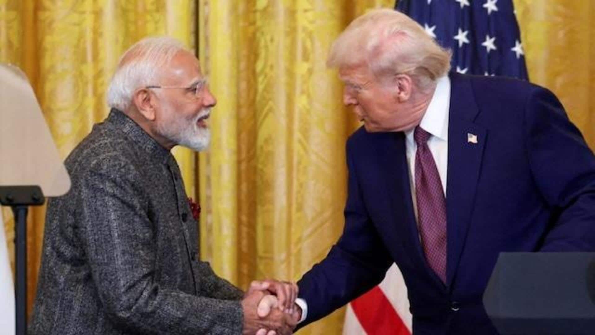 Trump: ఇండోనేషియా తరహాలోనే భారత్ వాణిజ్య ఒప్పందంపై చర్చలు జరుపుతోంది: ట్రంప్ Trump: ఇండోనేషియా తరహాలోనే భారత్ వాణిజ్య ఒప్పందంపై చర్చలు జరుపుతోంది: ట్రంప్