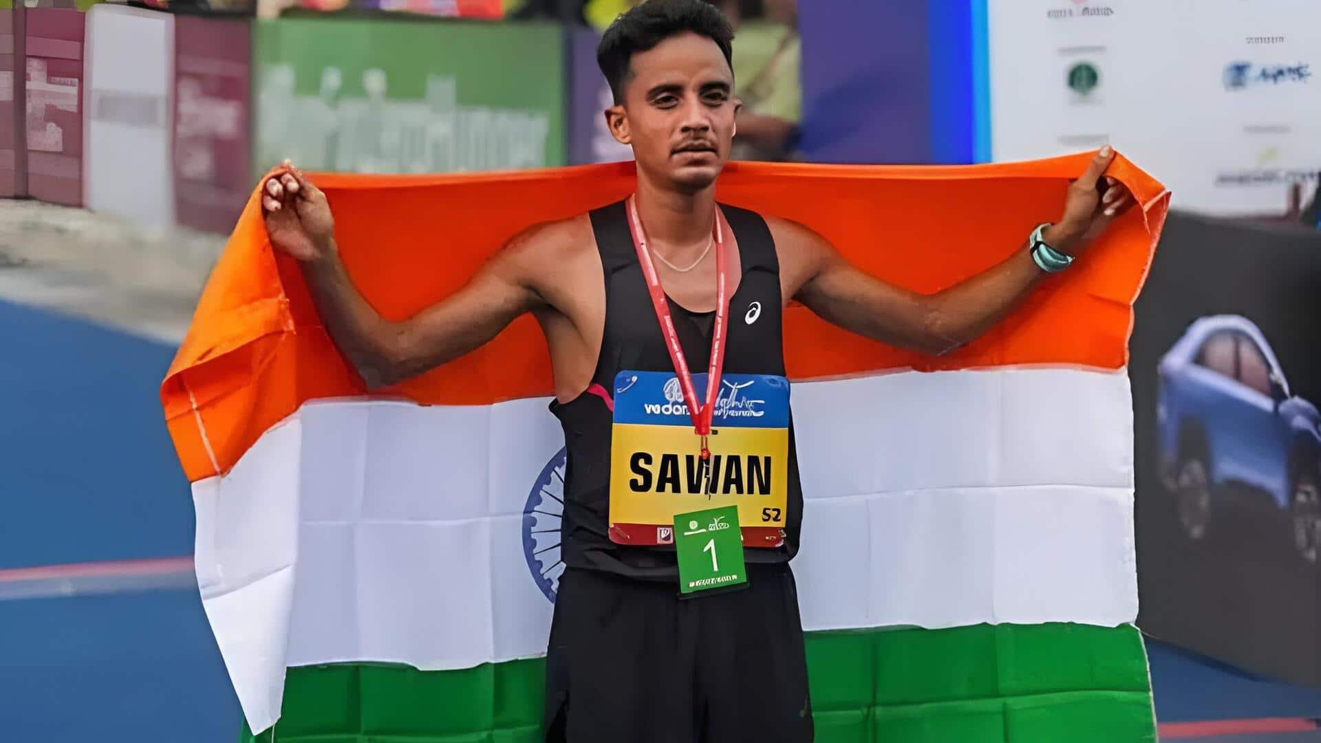 Sawan Barwal: ఆసియా క్రీడల్లో సావన్‌ చరిత్ర.. 44 ఏళ్ల తర్వాత మారథాన్‌లో భారత్‌కు రజతం