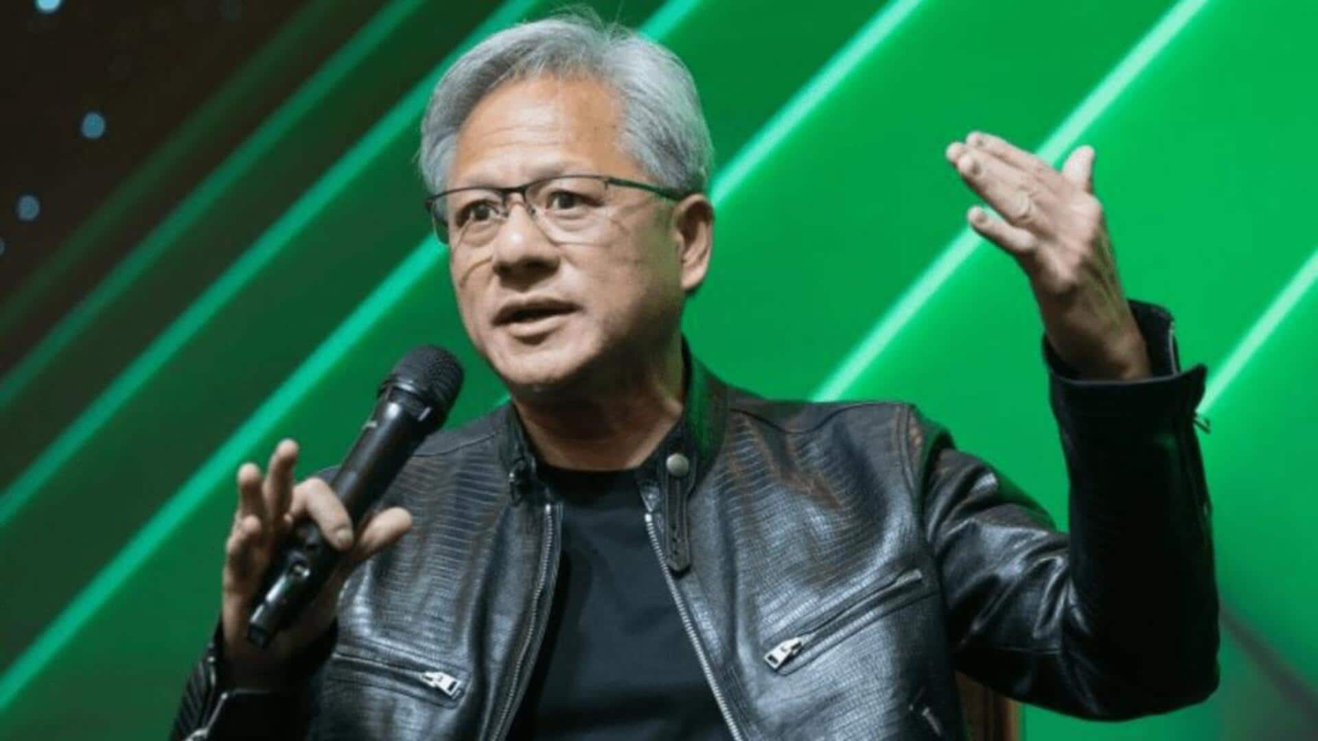 Nvidia on H-1B fees:'వలసదారులకి అవకాశాలు కొనసాగిస్తాం'.. హెచ్‌-1బీ వీసా ఫీజు పెంపుపై ఎన్విడియా సీఈఓ మద్దతు.. 