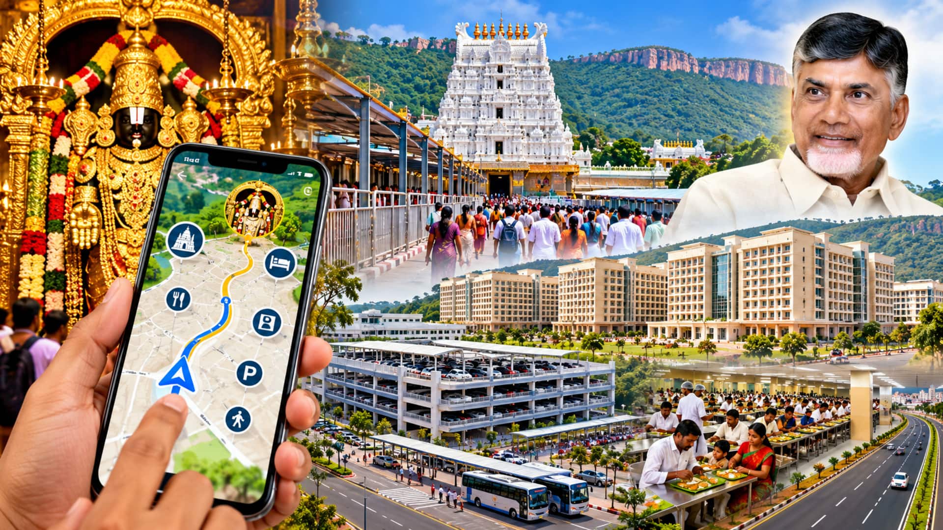 Venkatradri App: తిరుమల భక్తులకు గుడ్‌న్యూస్.. 'వెంకటాద్రి' యాప్ ప్రారంభించిన సీఎం చంద్రబాబు