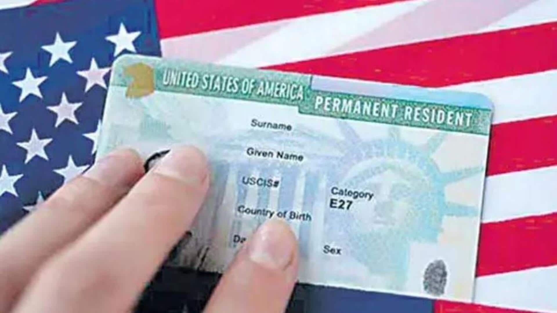 Green Card: భారతీయులకు గ్రీన్కార్డు దూరం.. అమెరికాలో ఉద్యోగ భద్రత క్షీణత! Green Card: భారతీయులకు గ్రీన్కార్డు దూరం.. అమెరికాలో ఉద్యోగ భద్రత క్షీణత!