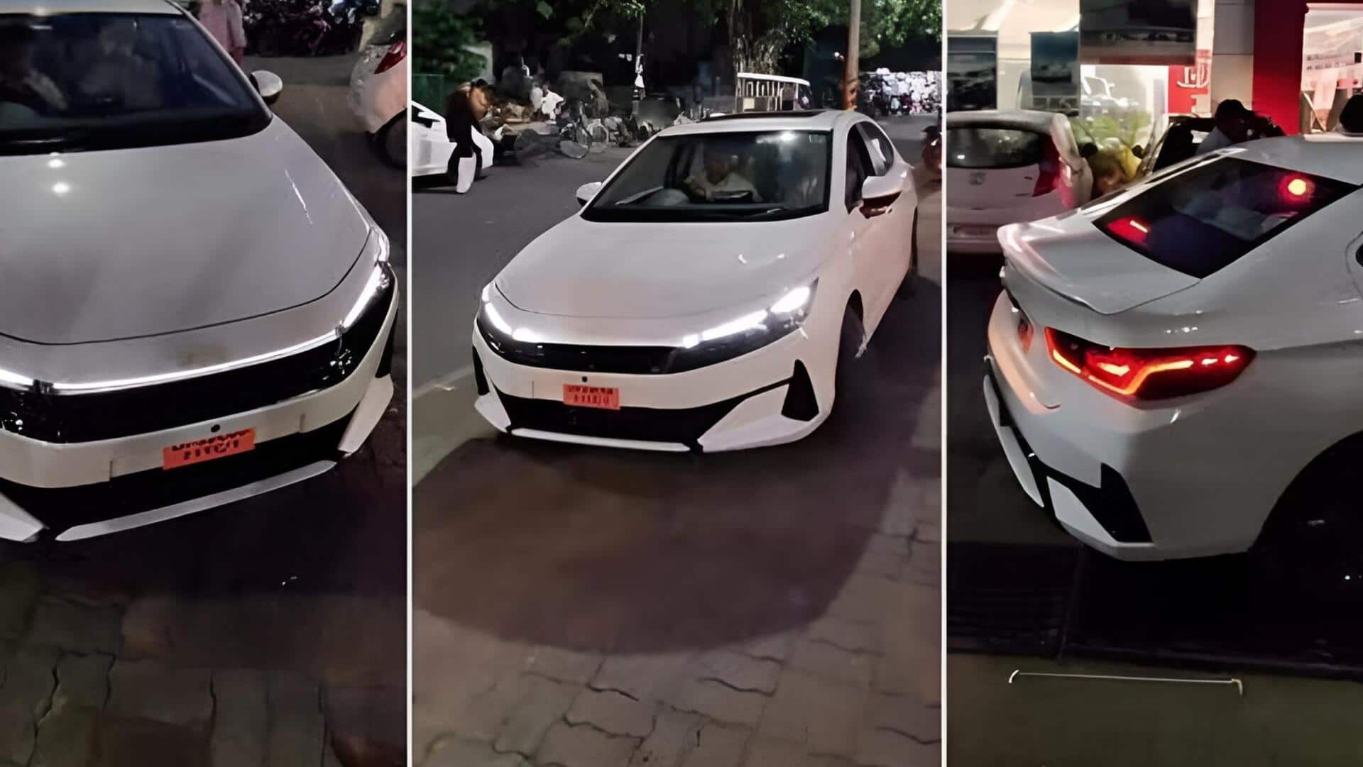 Honda City Facelift : స్పోర్టీ లుక్‌తో రానున్న హోండా సిటీ ఫేస్‌లిఫ్ట్.. లాంచ్‌కు ముందే లీకైన మోడల్