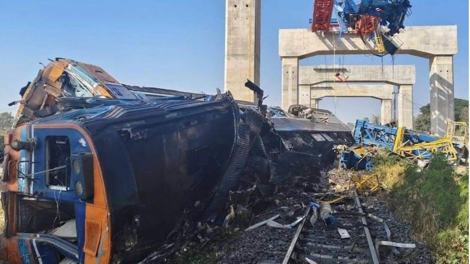 Bankong: థాయ్‌లాండ్‌లో ఘోర రైలుప్రమాదం: 22 మంది మృతి 