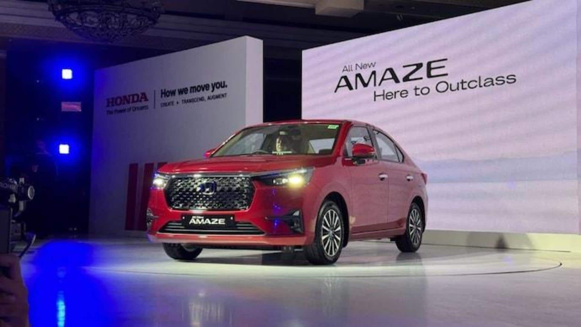 Honda Amaze: భారత మార్కెట్లోకి హోండా అమేజ్‌.. ధరలు రూ. 8 లక్షలకే ADAS ఫీచర్లు 