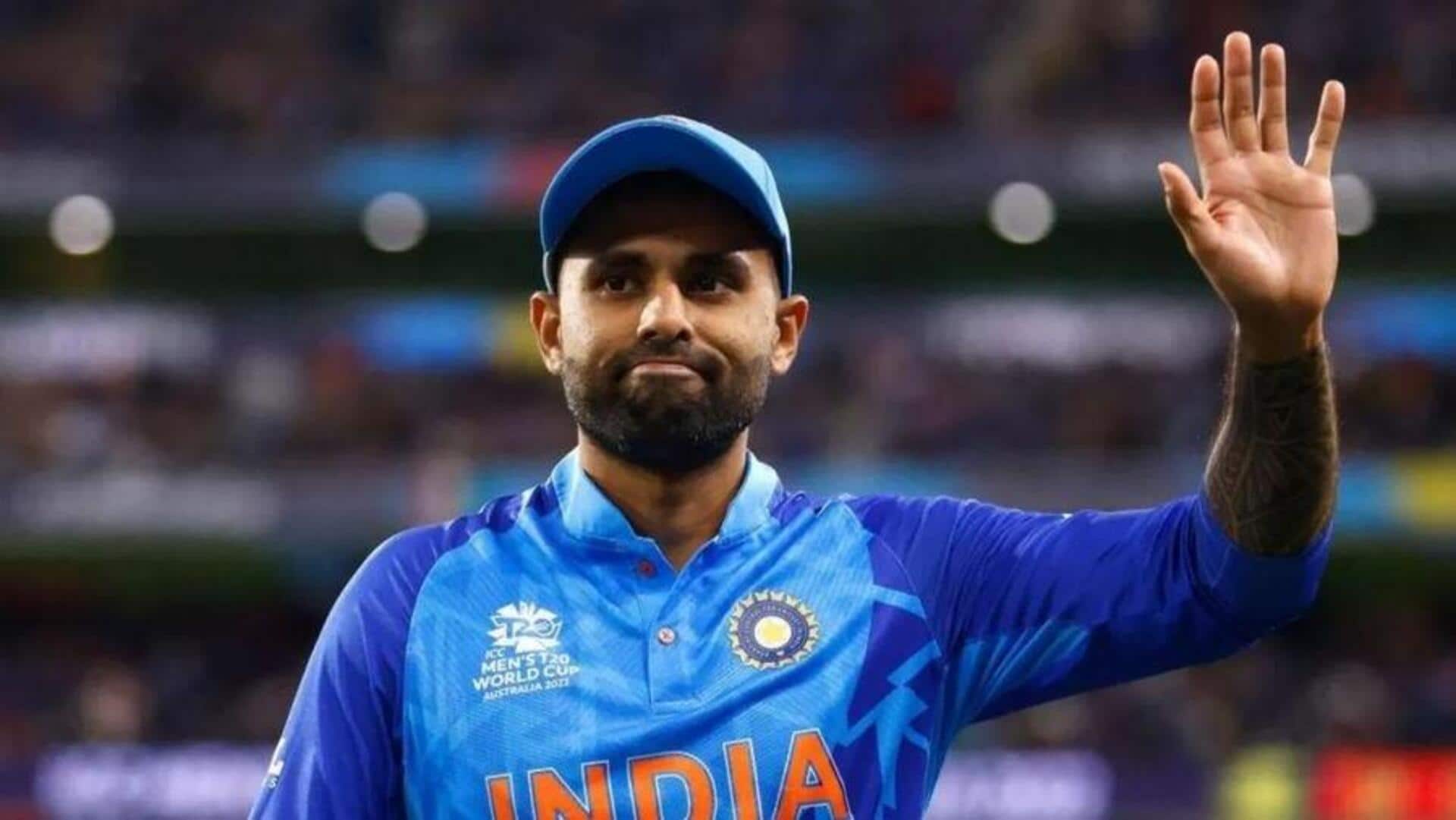 Suryakumar Yadav: ఫిట్నెస్పై ఫోకస్.. చికిత్స కోసం లండన్కు వెళ్లిన సూర్యకుమార్ యాదవ్ Suryakumar Yadav: ఫిట్నెస్పై ఫోకస్.. చికిత్స కోసం లండన్కు వెళ్లిన సూర్యకుమార్ యాదవ్