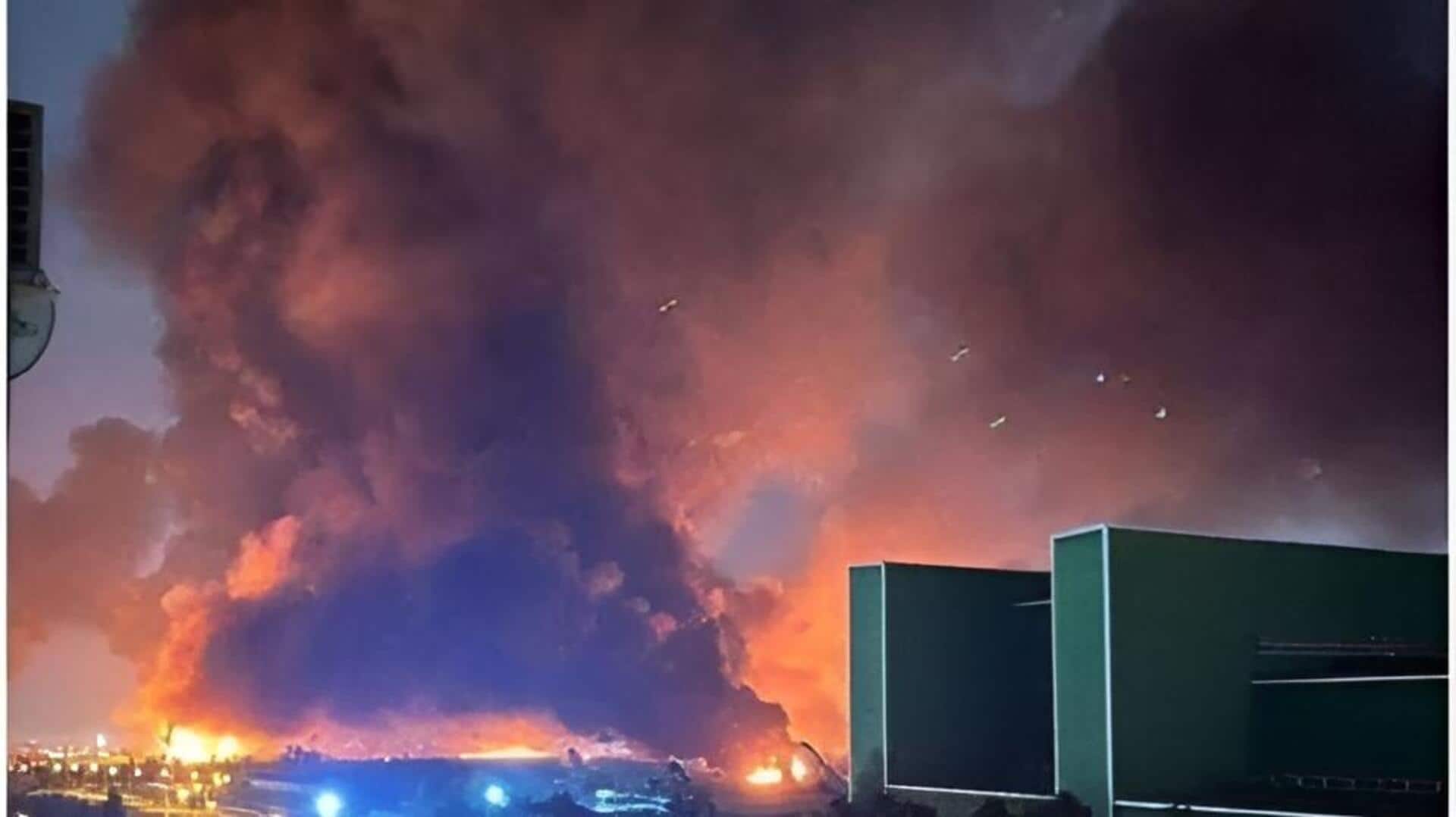 Tehran Airport: టెహ్రాన్‌లో భారీ పేలుళ్లు.. మెహ్రాబాద్ ఎయిర్‌పోర్ట్‌లో మంటలు