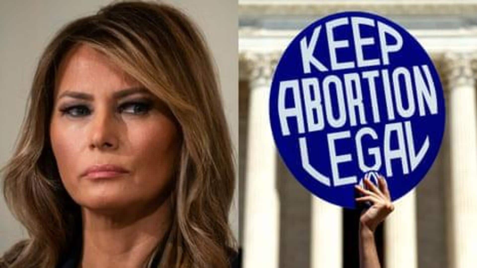 Melania Trump: "గర్భవిచ్ఛిత్తి విషయంలో మహిళలే సరైన నిర్ణయం తీసుకోగలరు".. అబార్షన్ హక్కును సమర్థించిన మెలానియా