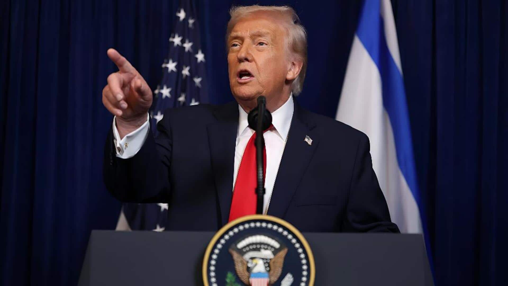 Donald Trump: నిరసనకారులపై హింసకు దిగితే తీవ్ర పరిణామాలు: ఇరాన్‌కు ట్రంప్‌ స్ట్రాంగ్‌ వార్నింగ్