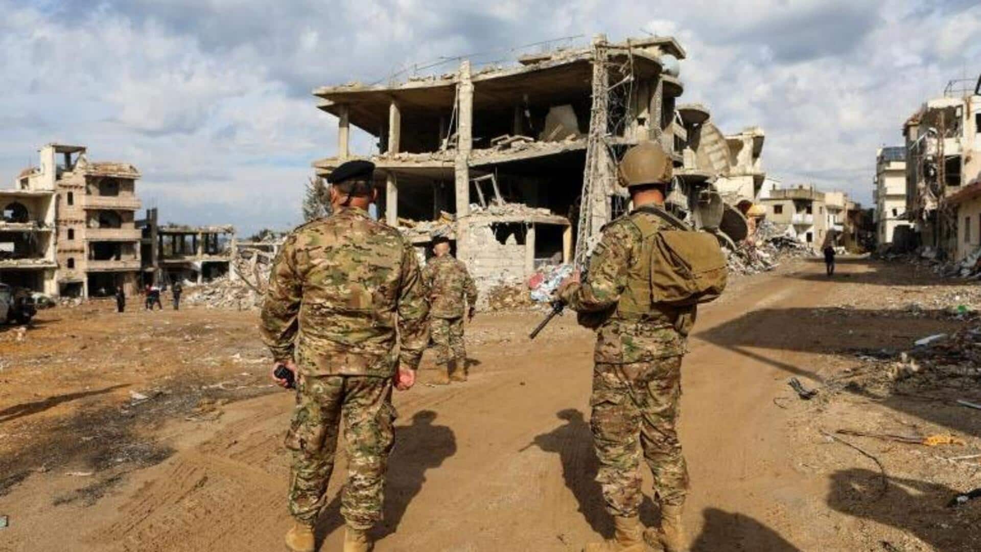 Lebanese soldiers: హిజ్బుల్లా ఆయుధ డిపోలో భారీ పేలుడు.. ఆరుగురు లెబనీస్ సైనికులు మృతి Lebanese soldiers: హిజ్బుల్లా ఆయుధ డిపోలో భారీ పేలుడు.. ఆరుగురు లెబనీస్ సైనికులు మృతి