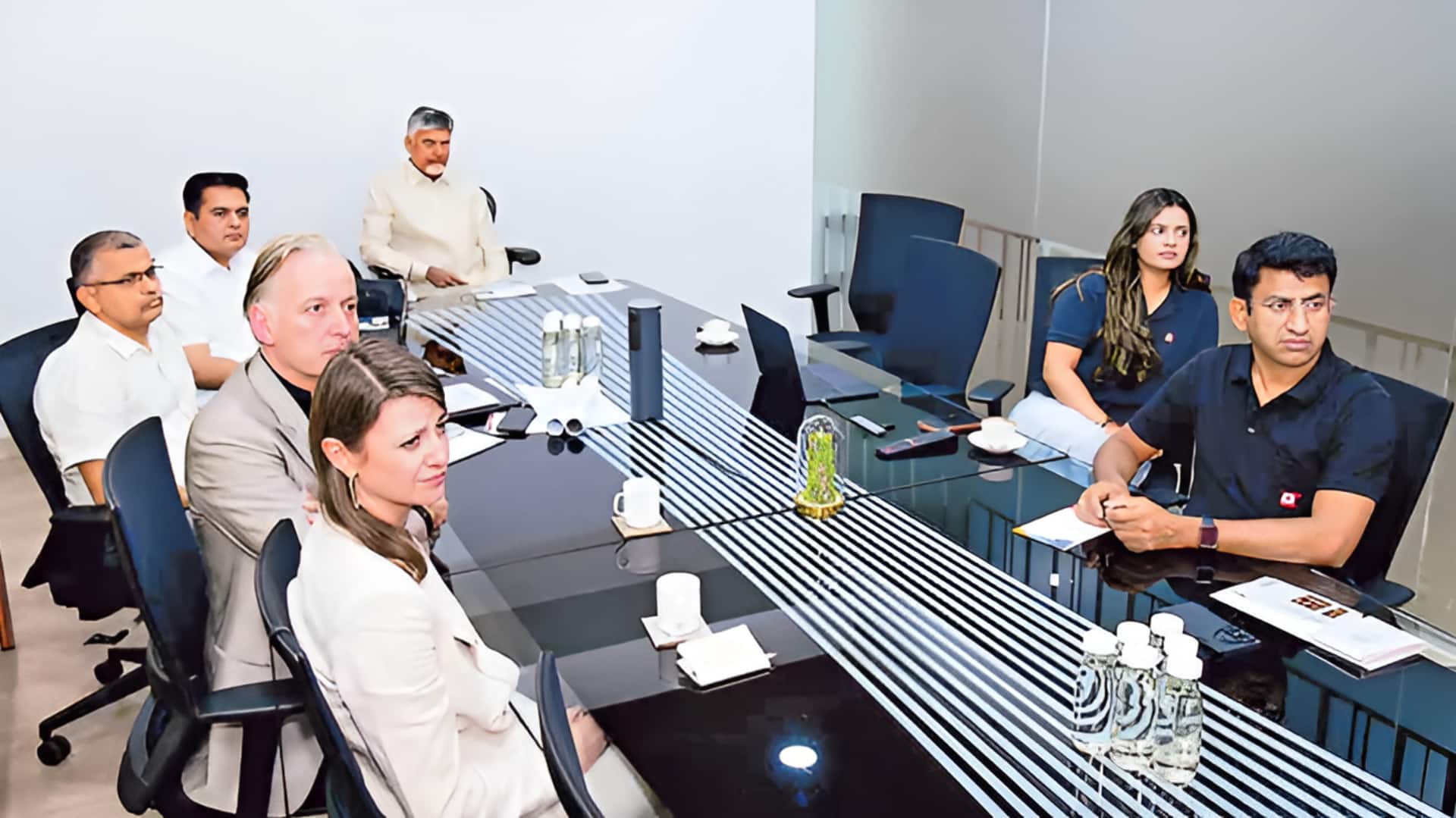 Andhra Pradesh: చంద్రబాబుతో డైనమాటిక్‌ టెక్నాలజీస్‌ ప్రతినిధుల భేటీ.. రాష్ట్రంలో సంస్థ కార్యకలాపాల ప్రారంభంపై చర్చ