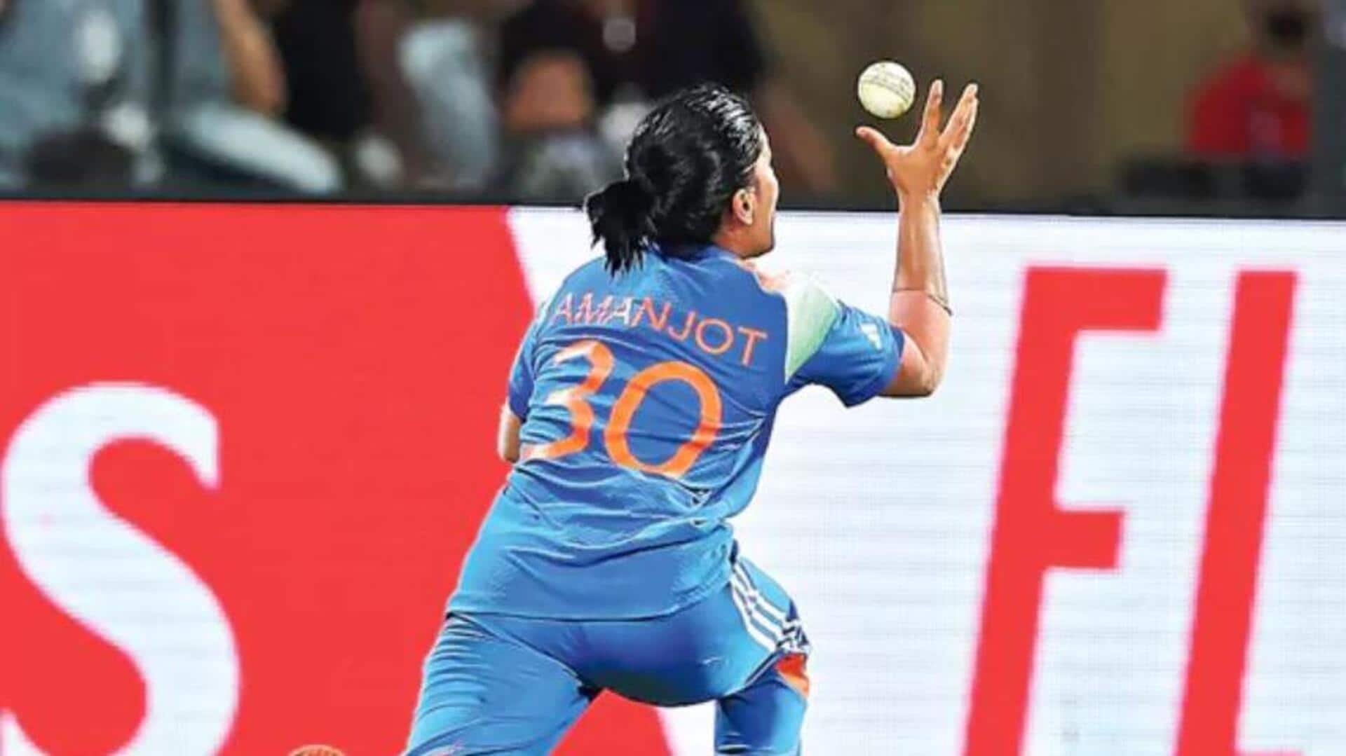 manjot Kaur: అప్పుడు కపిల్‌ దేవ్‌.. ఇప్పుడు అమన్‌జ్యోత్‌.. చరిత్రను తిరగరాసిన క్యాచ్