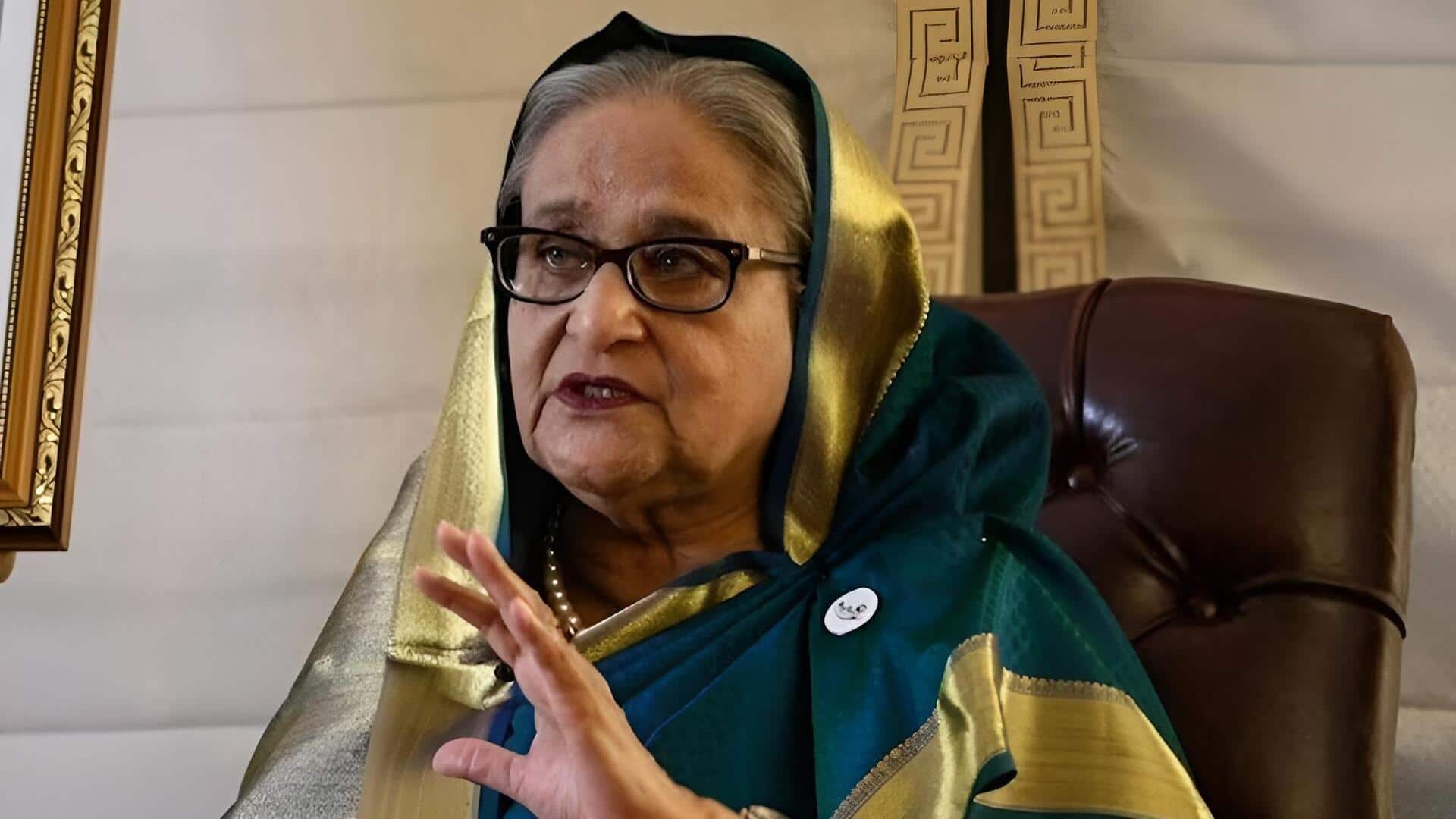 Sheikh Hasina: మారణహోమం ఆపేందుకే భారత్‌కు వచ్చా.. భయంతో కాదు: షేక్‌ హసీనా