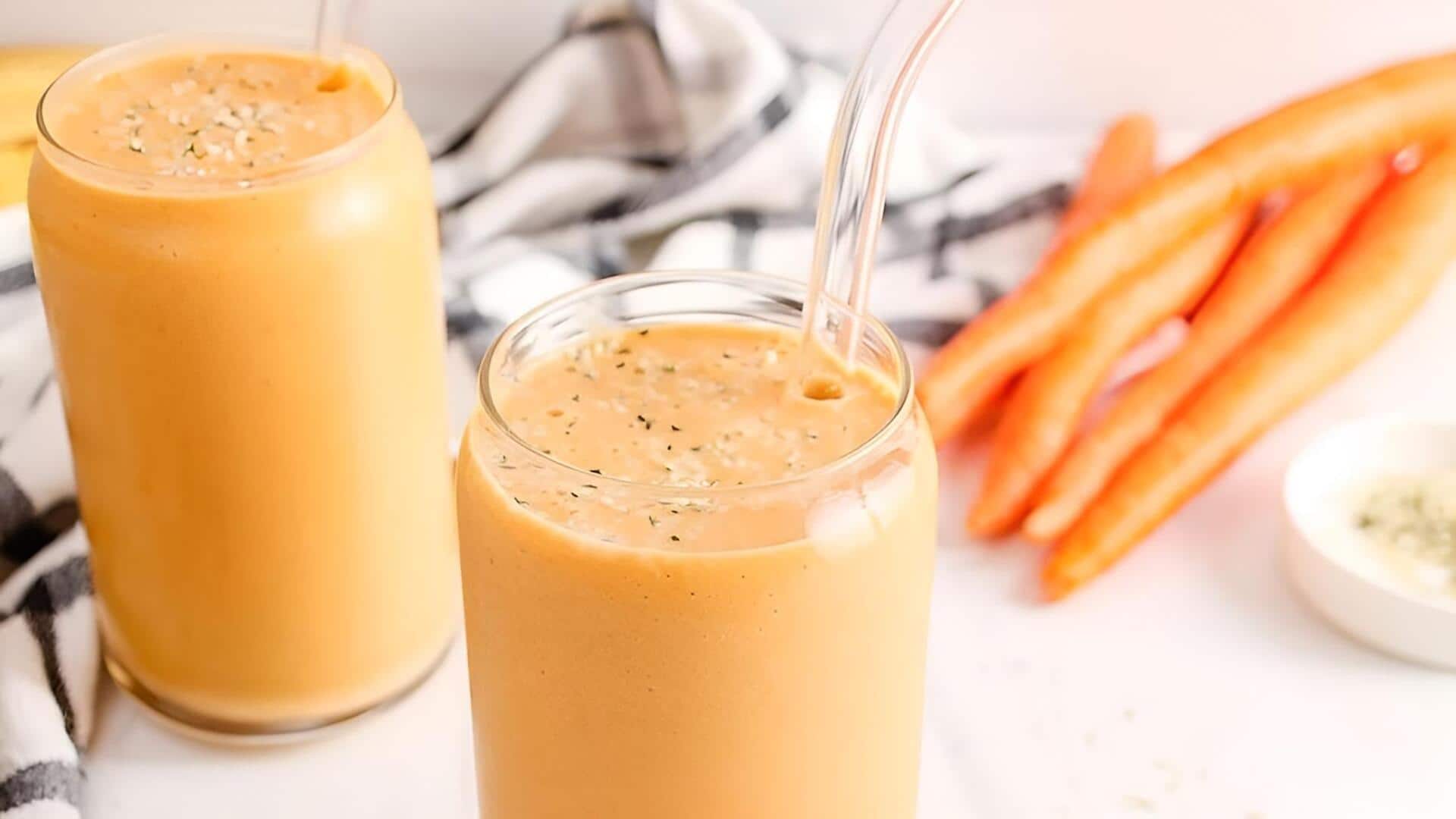 Tasty Carrot Milk Shake : క్యారెట్ పిల్లలకి నచ్చకపోతే.. ఇలా 'మిల్క్​షేక్' చేసి ఇవ్వండి!