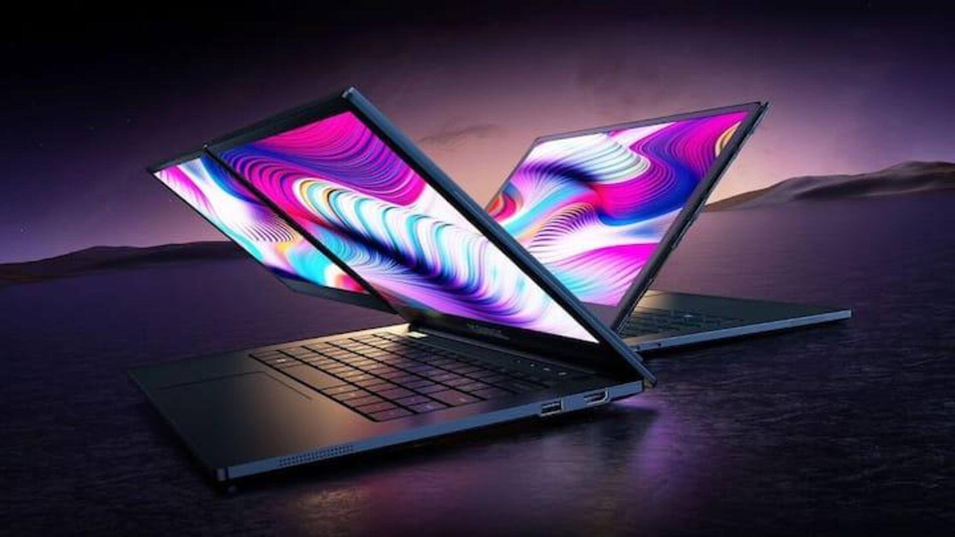 Laptop: ఈ ల్యాప్‌టాప్ రెండు స్క్రీన్‌లతో పుస్తకంలా ముడుచుకుంటుంది