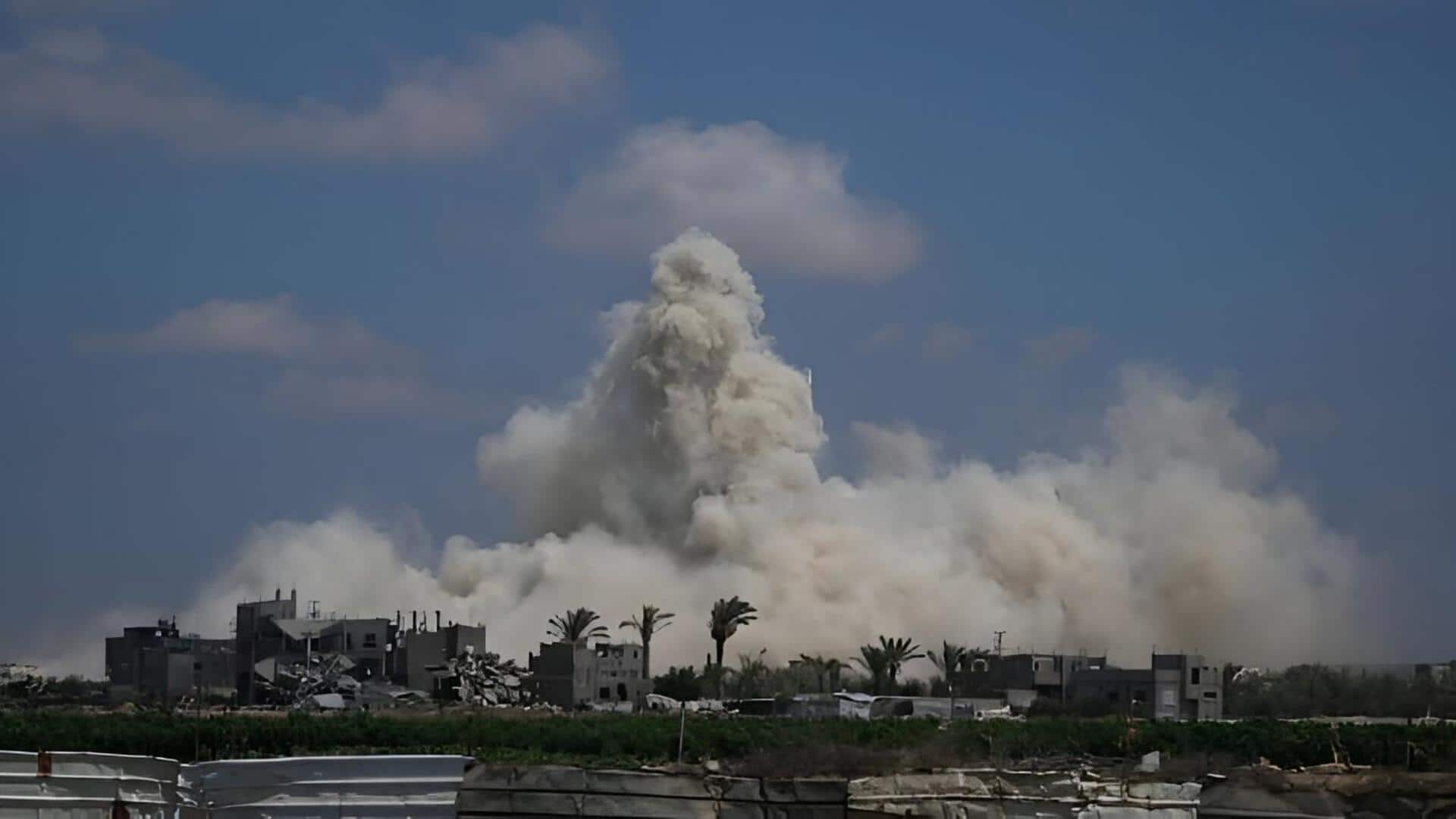Gaza Airstrikes : గాజాలో ఇజ్రాయెల్ వైమానిక దాడులు.. నాలుగేళ్ల బాలుడు మృతి