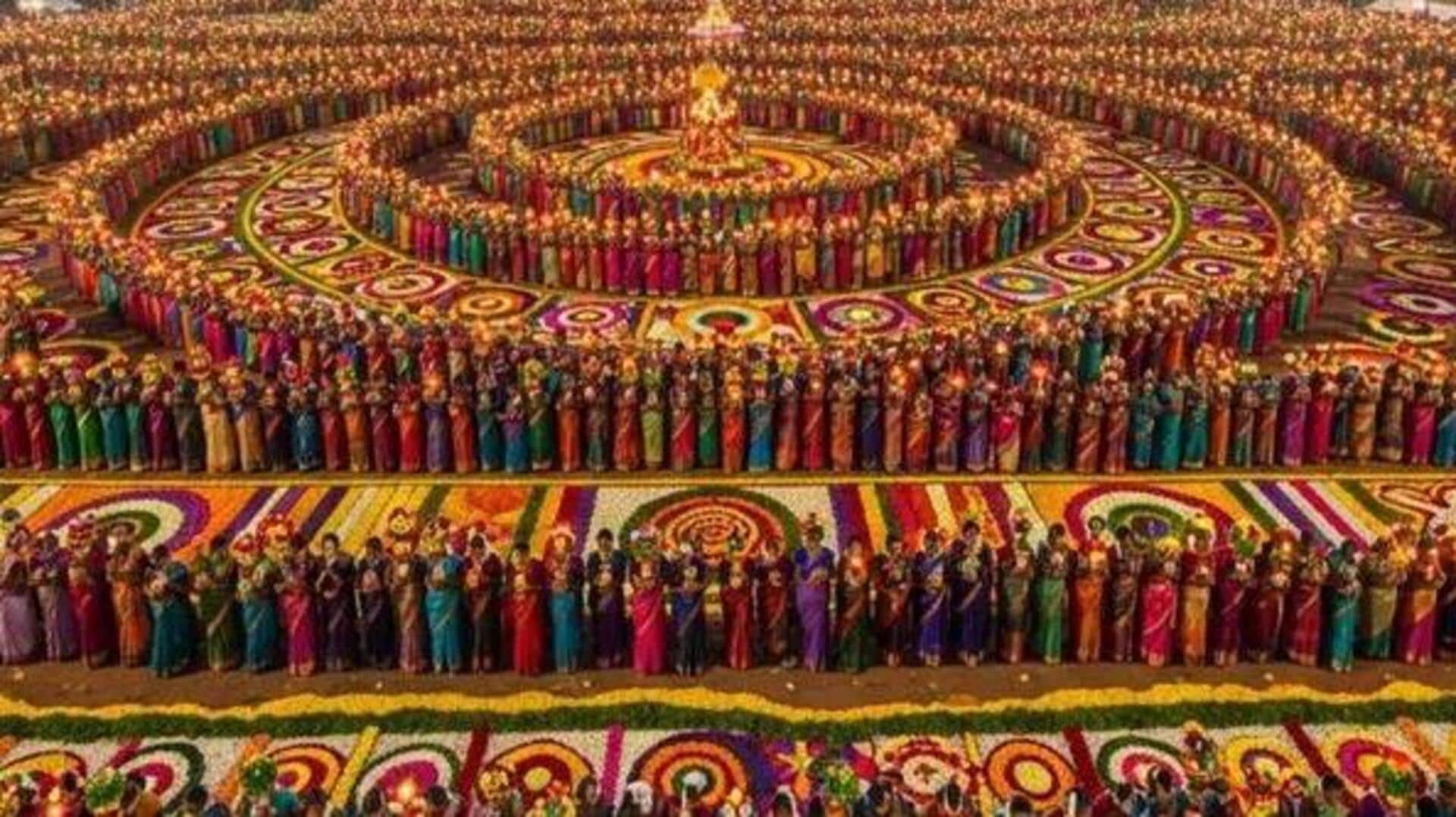 Bathukamma celebrations: ఓనం రికార్డును అధిగమించేందుకు బతుకమ్మ వేడుకలు సిద్ధం.. లక్షలాది మహిళలతో కొత్త చరిత్ర Bathukamma celebrations: ఓనం రికార్డును అధిగమించేందుకు బతుకమ్మ వేడుకలు సిద్ధం.. లక్షలాది మహిళలతో కొత్త చరిత్ర