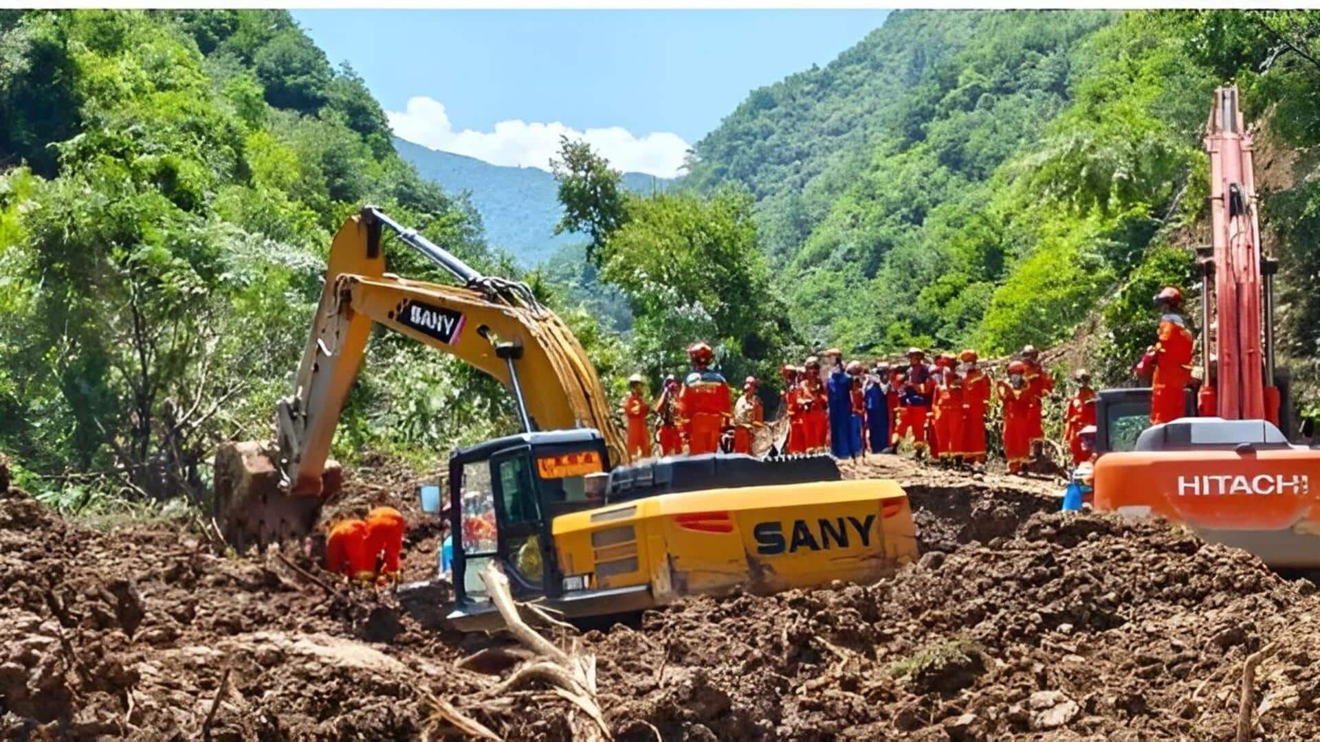China: చైనాలో ప్రకృతి బీభత్సం.. కొండచరియలు విరిగిపడి 8 మంది మృతి, 34 మంది ఆచూకీ గల్లంతు