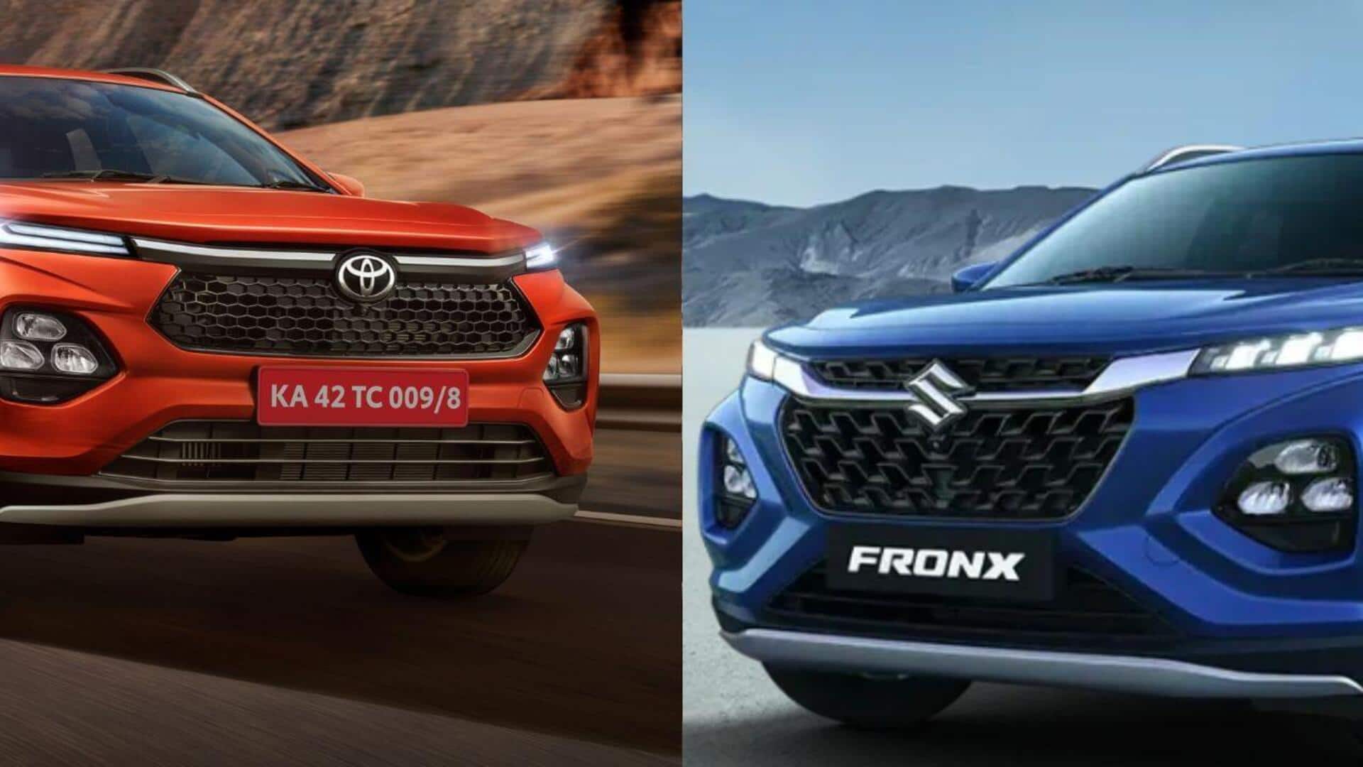 Toyota Taisor vs Maruti Fronx: Taser,Fronx ఈ కార్లలో ఏది మంచిది? తెలుసుకోండి 