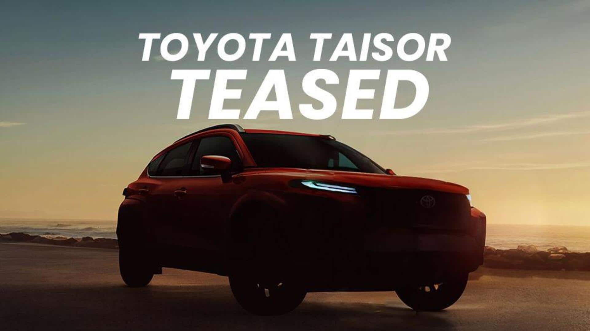 Toyota Taisor: టయోటా SUV టేజర్ వీడియో విడుదల.. మారుతి సుజుకి ఫ్రాంక్స్‌తో పోటీ 