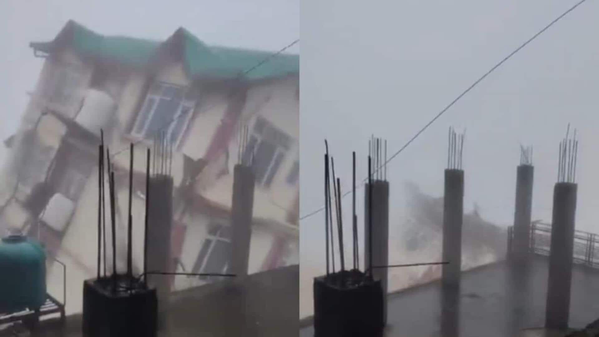 Monsoon Rains: ఉత్తరాది రాష్ట్రాలను అతలాకుతలం చేస్తున్న వర్షాలు - శిమ్లాలో కుప్పకూలిన 5 అంతస్తుల భవనం Monsoon Rains: ఉత్తరాది రాష్ట్రాలను అతలాకుతలం చేస్తున్న వర్షాలు - శిమ్లాలో కుప్పకూలిన 5 అంతస్తుల భవనం