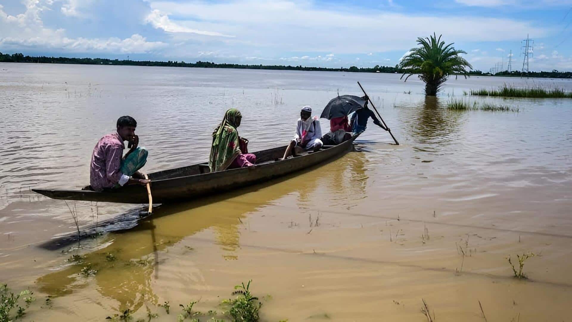 Assam floods : అసోంను ముంచెత్తిన వరదలు.. 80కి చేరిన మృతుల సంఖ్య