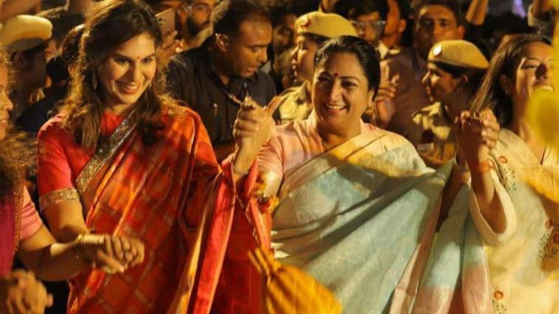 Upasana: దిల్లీ ముఖ్యమంత్రితో బతుకమ్మ ఆడిన ఉపాసన