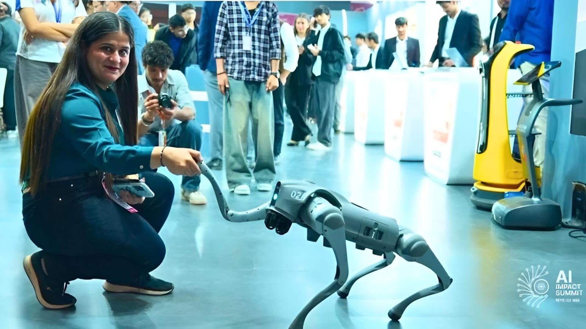 Chinese Robot Dogs Row: ఏఐ సదస్సులో చైనా రోబో డాగ్ వివాదం.. గల్గోటియాస్ యూనివర్సిటీపై కేంద్రం చర్యలు