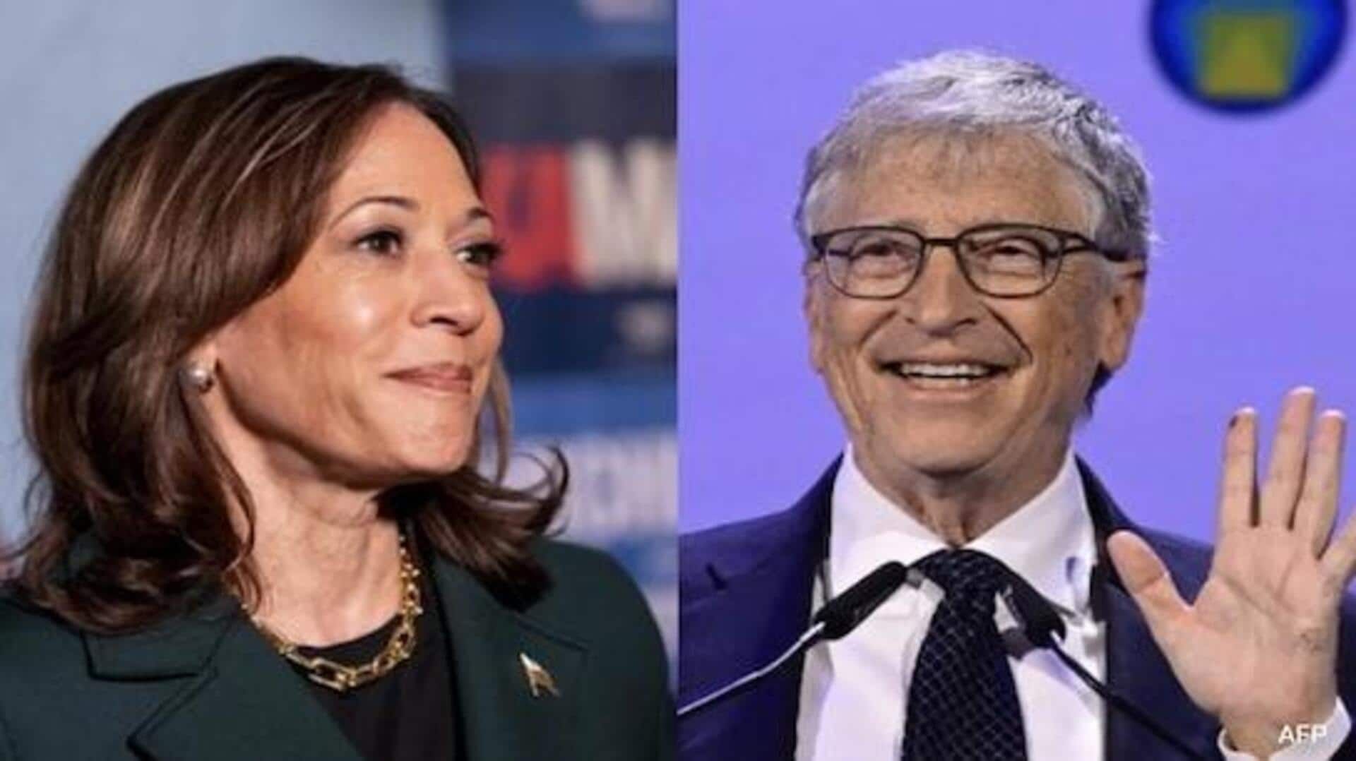 Kamala Harris- Bill Gates: అమెరికా అధ్యక్ష ఎన్నికలు..కమలా హారిస్‌కు మద్దతుగా బిల్ గేట్స్ భారీ విరాళం..!