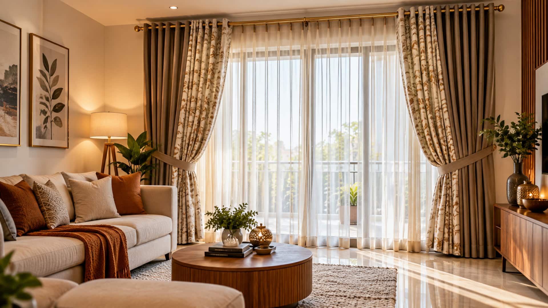 Layered Curtains: లేయర్డ్ కర్టెన్‌లతో లివింగ్‌ రూమ్‌కు కొత్త లుక్