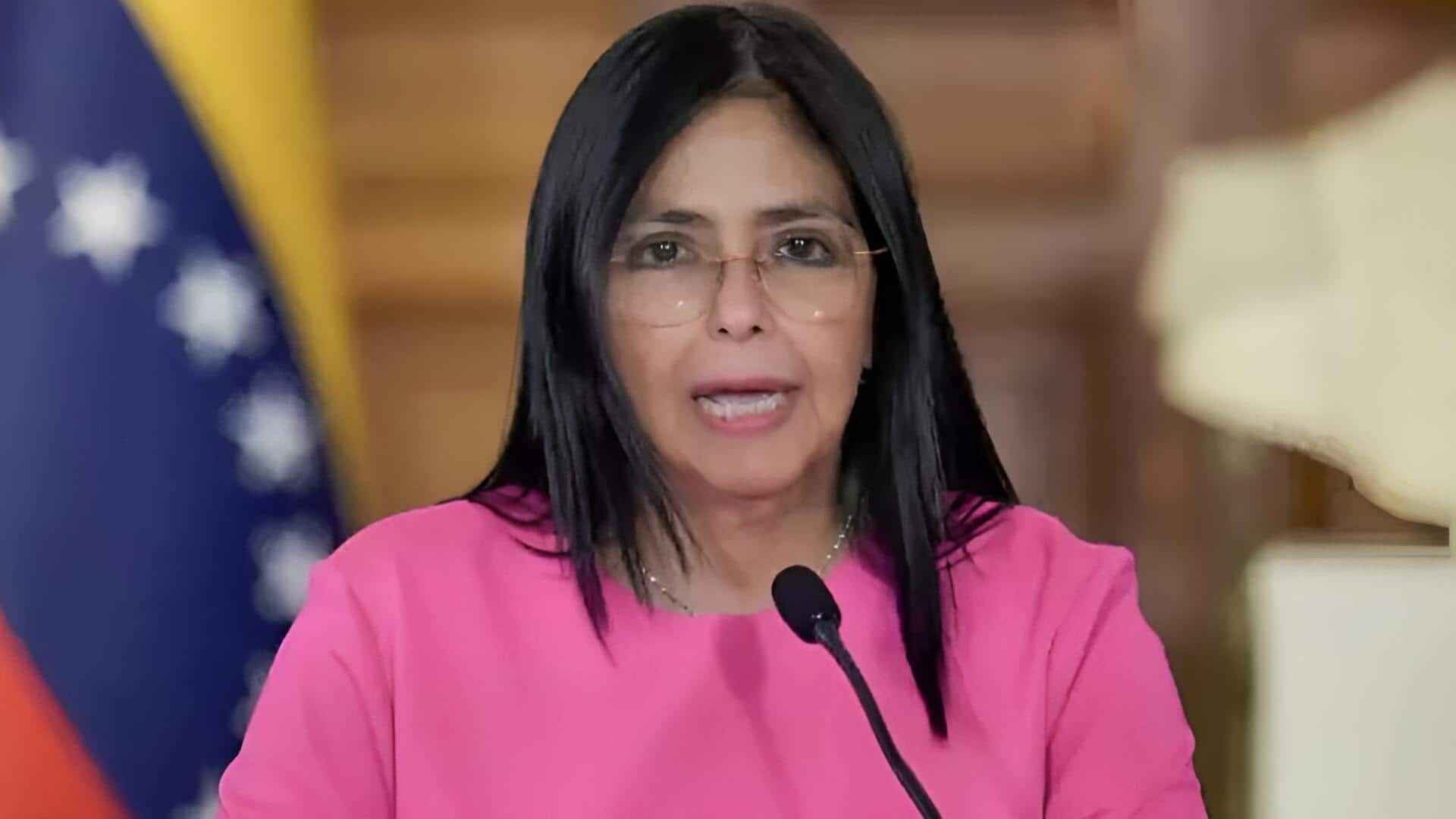 Venezuela: వెనెజువెలా తాత్కాలిక అధ్యక్షురాలిగా డెల్సీ రోడ్రిగ్స్ నియామకం