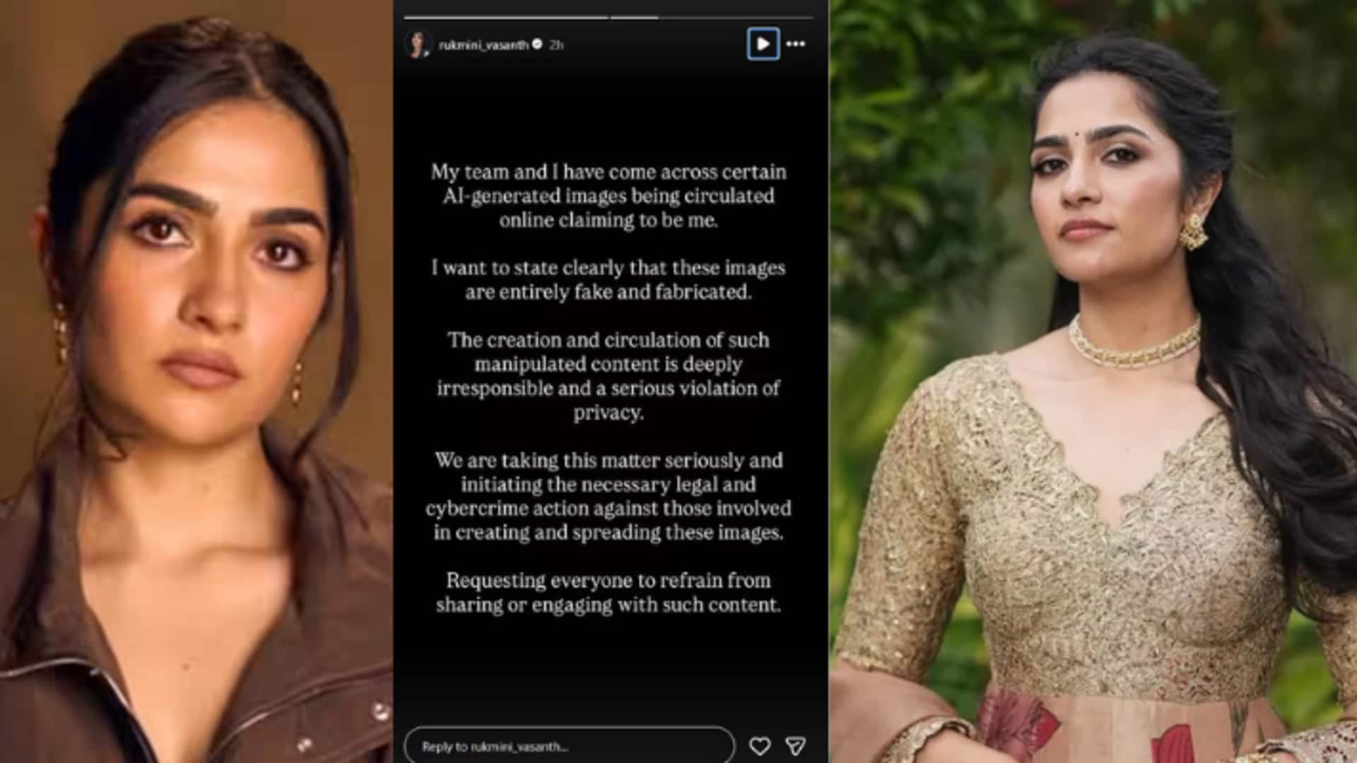 Rukmini Vasanth: బికినీ వీడియో వివాదం.. ఫేక్ కంటెంట్‌పై రుక్మిణి లీగల్ యాక్షన్
