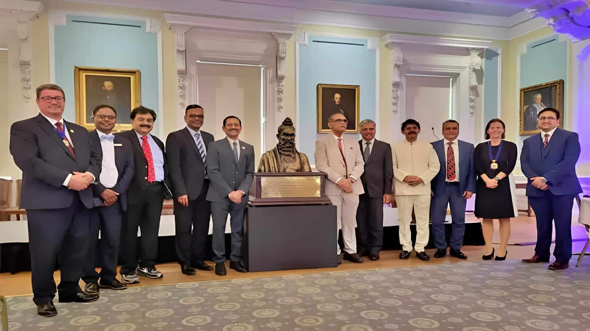 Bronze Statue of Sushruta: బ్రిటన్‌లో మహర్షి సుశ్రుతుడి కాంస్య విగ్రహావిష్కరణ.. భారత వైద్య వారసత్వానికి అరుదైన గౌరవం