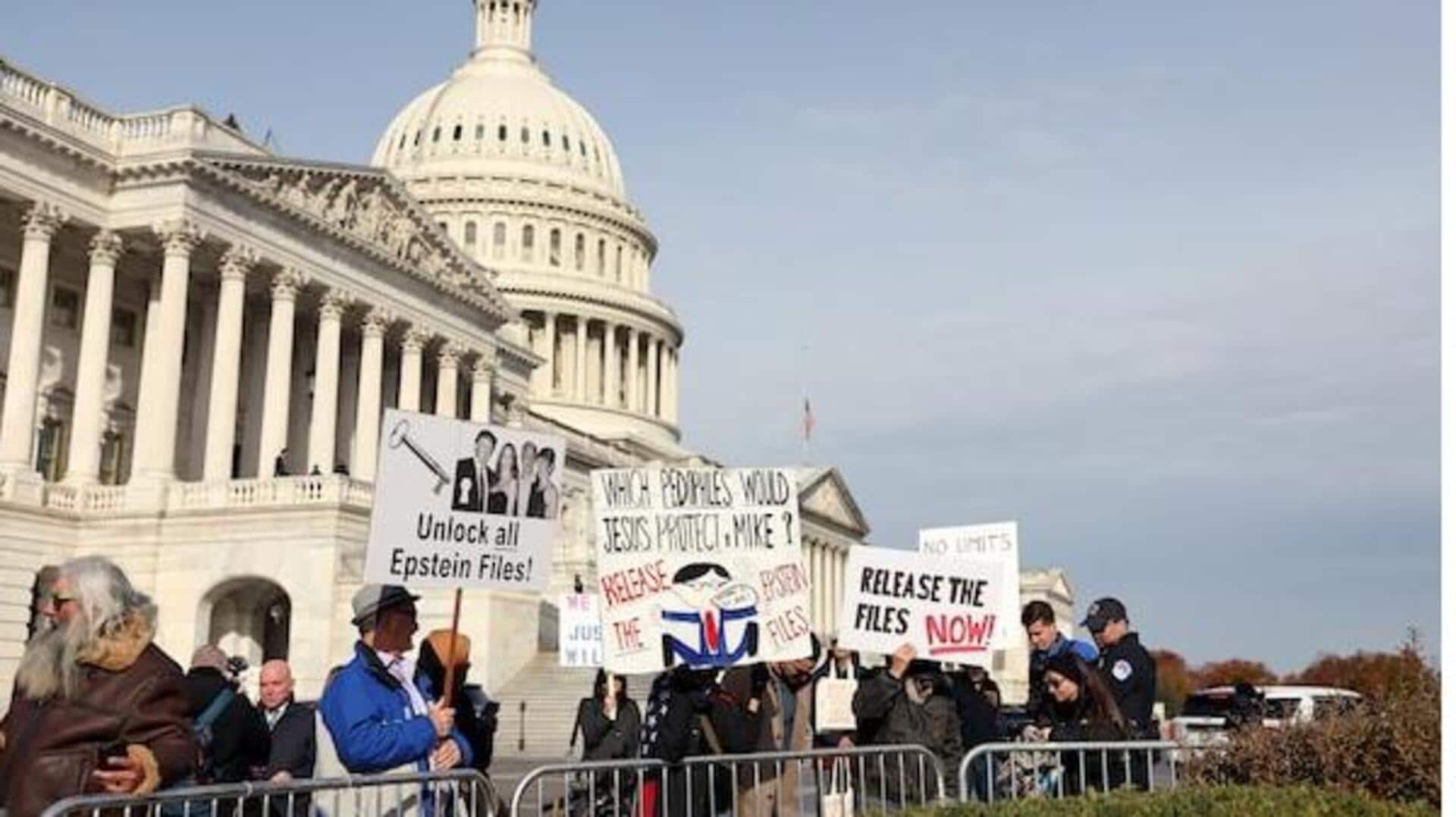 Trump-Epstein: ఎప్‌స్టీన్ ఫైళ్ల విడుదల బిల్లుకు యూఎస్ కాంగ్రెస్ ఆమోదం.. ట్రంప్ టేబుల్ మీదకు బిల్లు… 