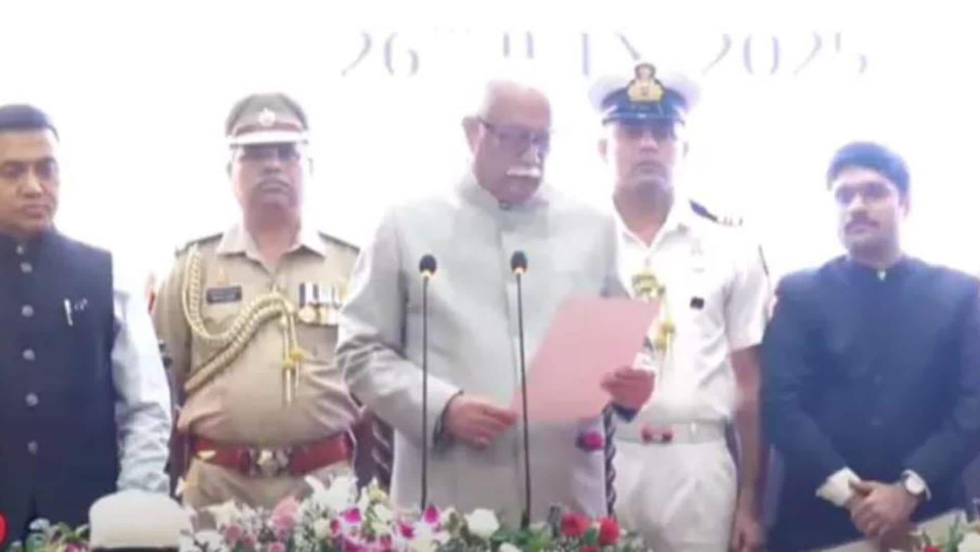 Ashok Gajapathi Raju: గోవా గవర్నర్‌గా అశోక్ గజపతి బాధ్యతలు స్వీకరణ