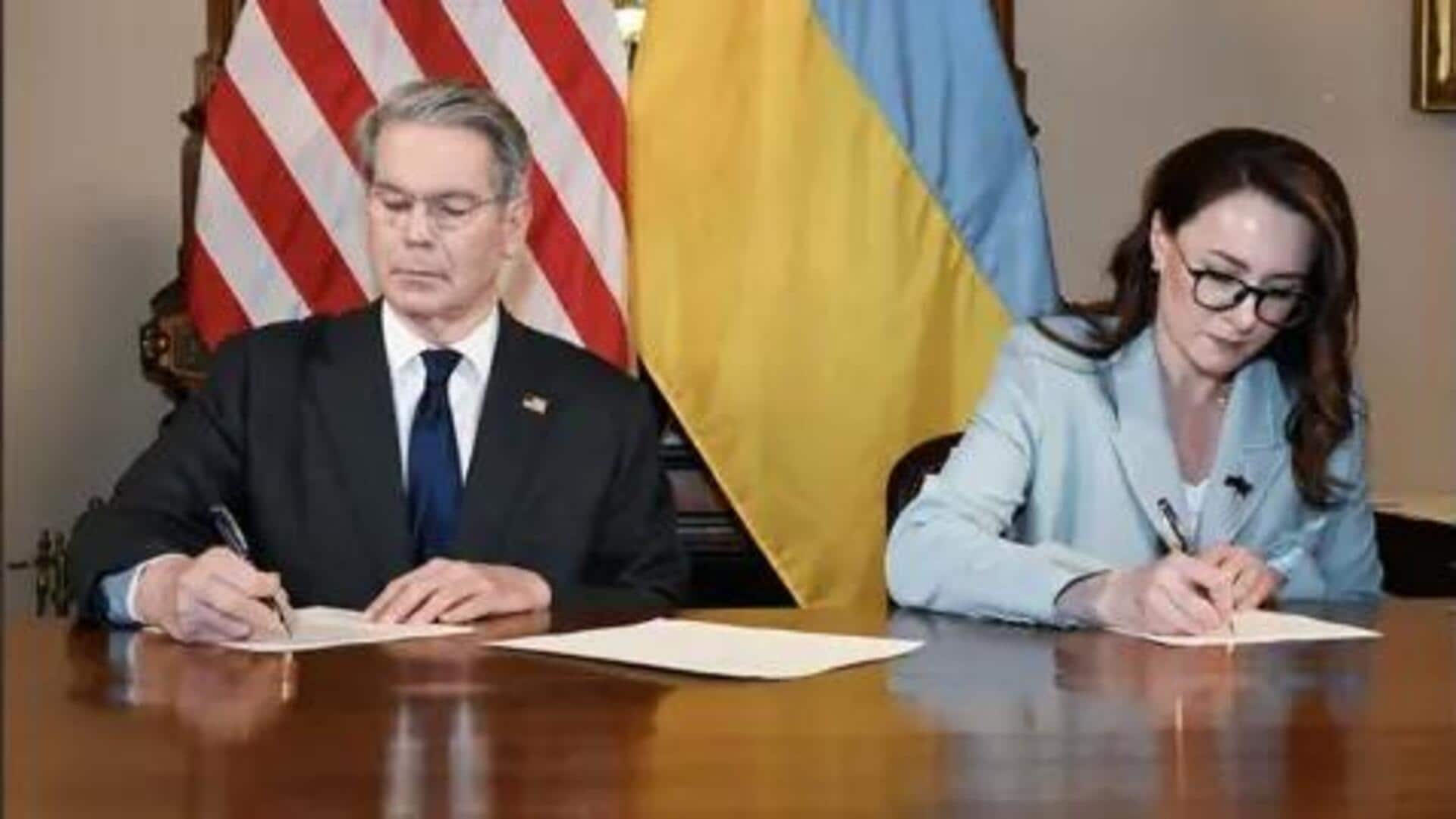 US And Ukraine: ఖనిజాల ఒప్పందంపై సంతకం చేసిన ఉక్రెయిన్-అమెరికా US And Ukraine: ఖనిజాల ఒప్పందంపై సంతకం చేసిన ఉక్రెయిన్-అమెరికా