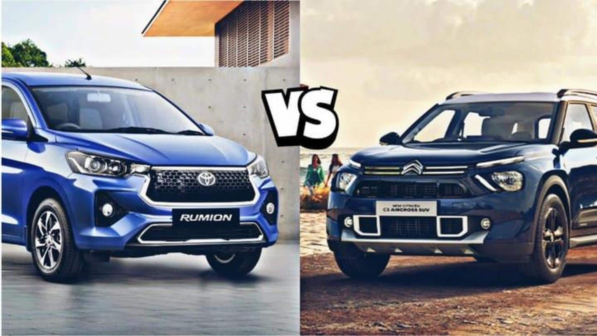 Toyota Rumion Vs Citroen C3: టయోటా రూమియన్ కంటే సిట్రోయెన్ సీ3 మెరుగైందా? 