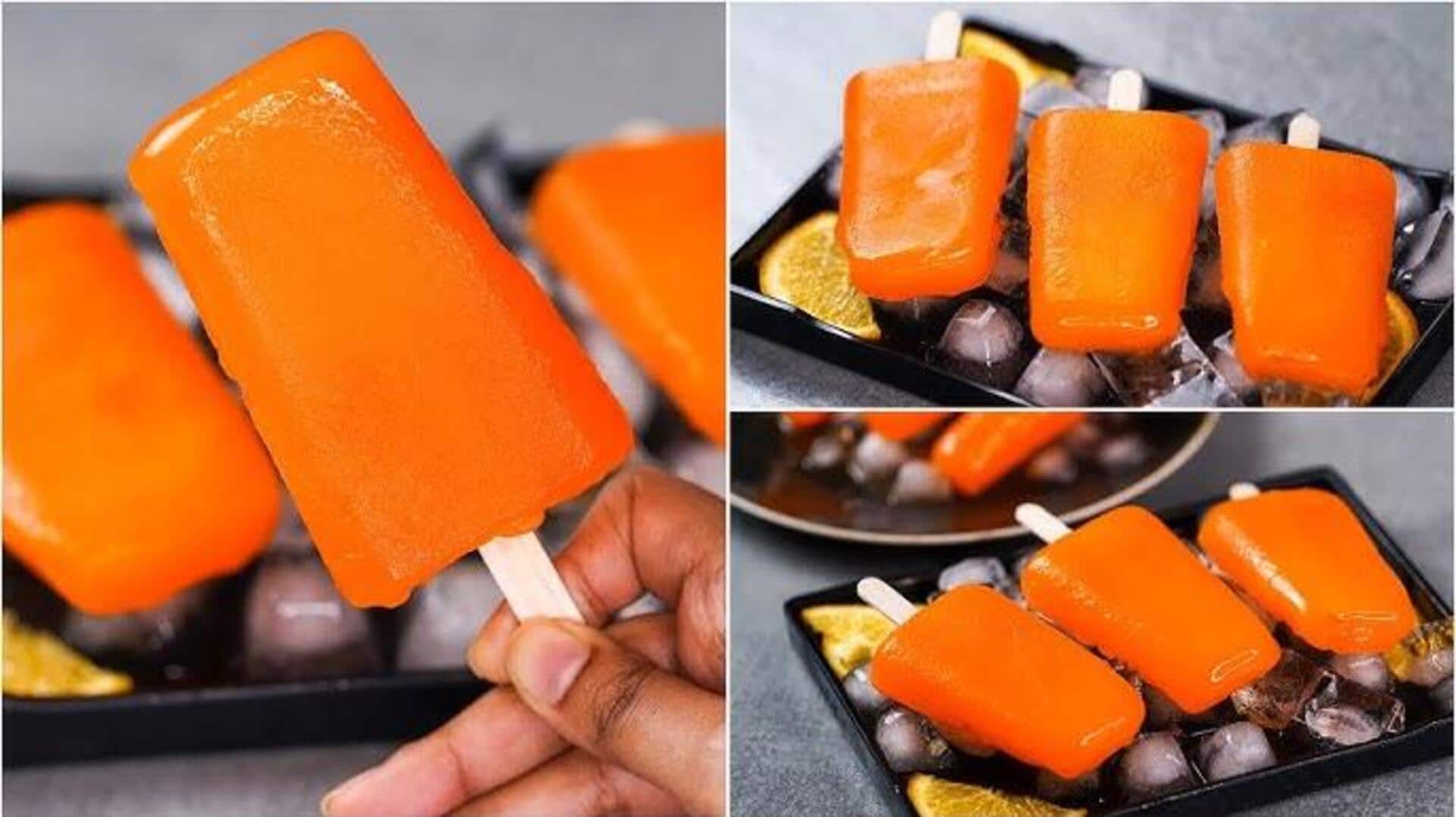 ICE Cream: వేసవిలో నారింజ క్యాండీ ఐస్‌క్రీమ్ తయారు చేయండిలా..