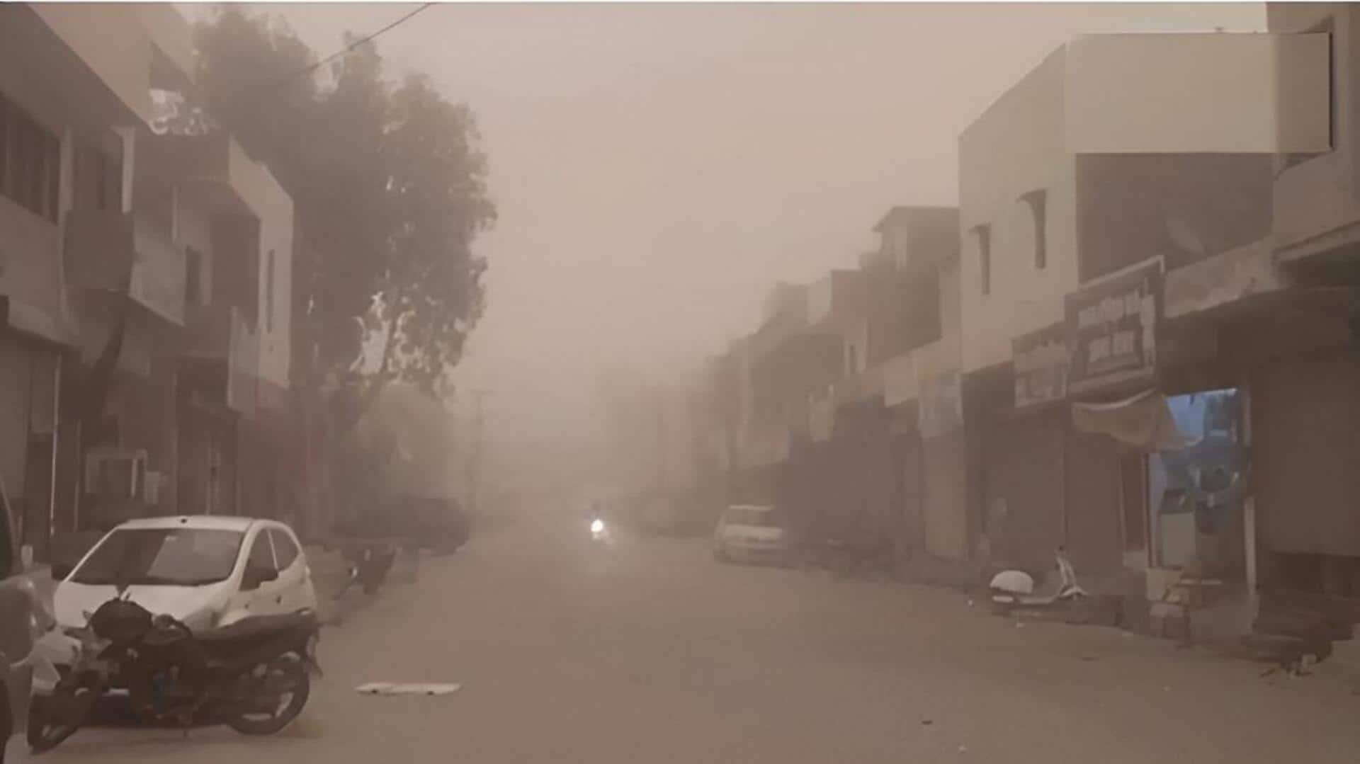 Rajasthan: పట్టపగలే చీకటి.. రాజస్థాన్‌ను వణికించిన భారీ ధూళి తుఫాన్!