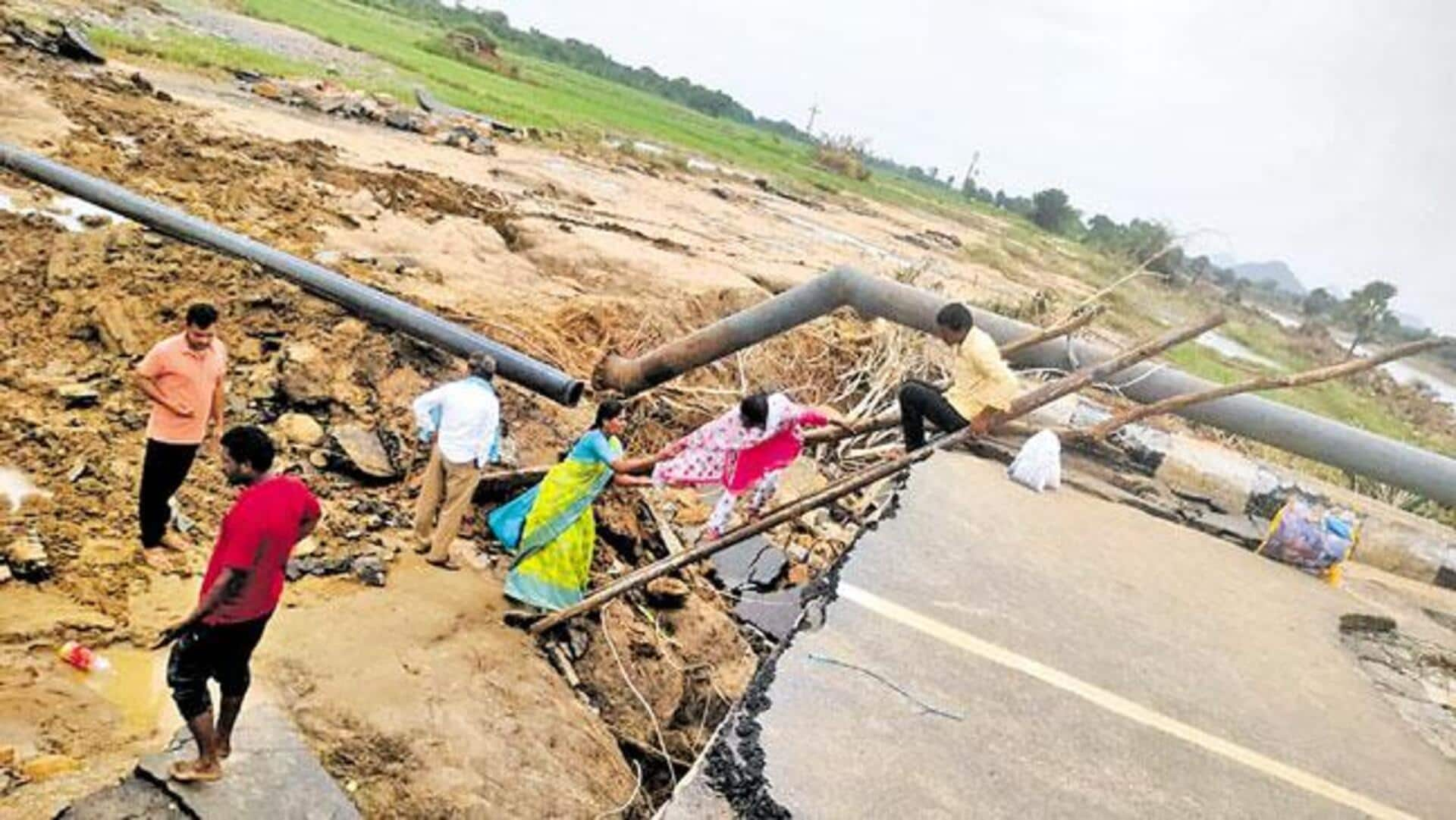 Telangana: దెబ్బతిన్న రోడ్ల  పునరుద్ధరణకు రూ.2,282 కోట్లు.. కేంద్ర బృందానికి నివేదిక 