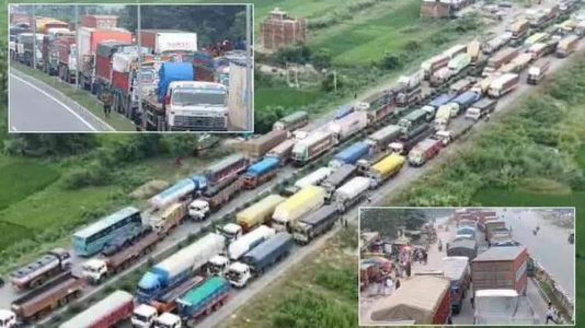 Massive Jam : నాలుగు రోజులుగా ఢిల్లీ-కోల్‌కతా హైవే భారీగా ట్రాఫిక్ జామ్