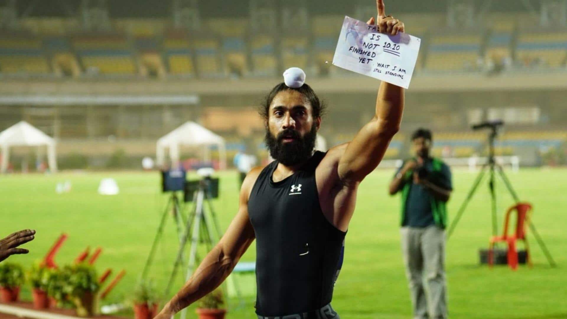 Gurindervir Singh: గురిందర్‌వీర్ సింగ్ సెన్సేషన్.. 10.09 సెకన్లలో 100 మీటర్లు పూర్తి చేసి జాతీయ రికార్డు