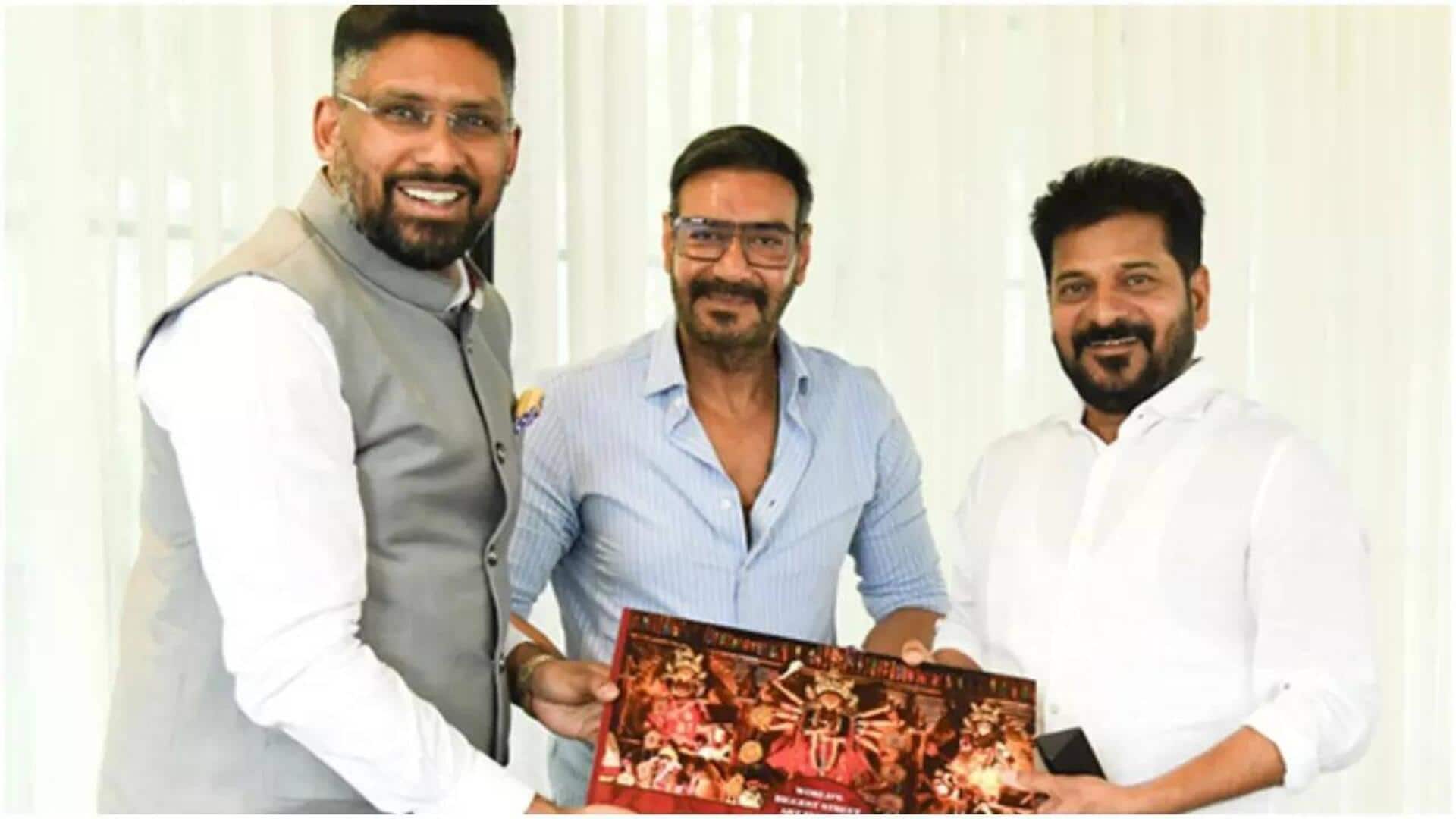 Ajay Devagan- Revanth: హైదరాబాద్‌లో స్టూడియో ఏర్పాటు దిశగా అజయ్ దేవగణ్ ప్రయత్నాలు.. సీఎం రేవంత్ రెడ్డితో ప్రత్యేక భేటీ 